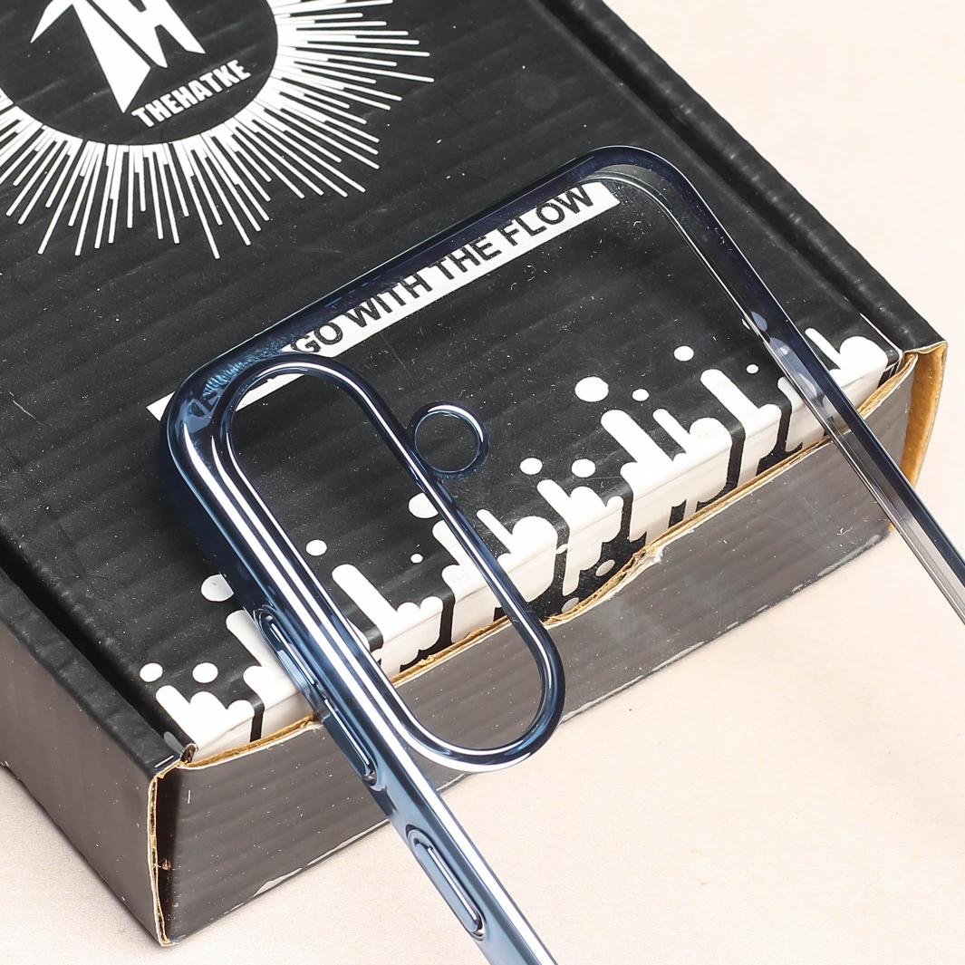 EW Blue Transparent case for Samsung S25