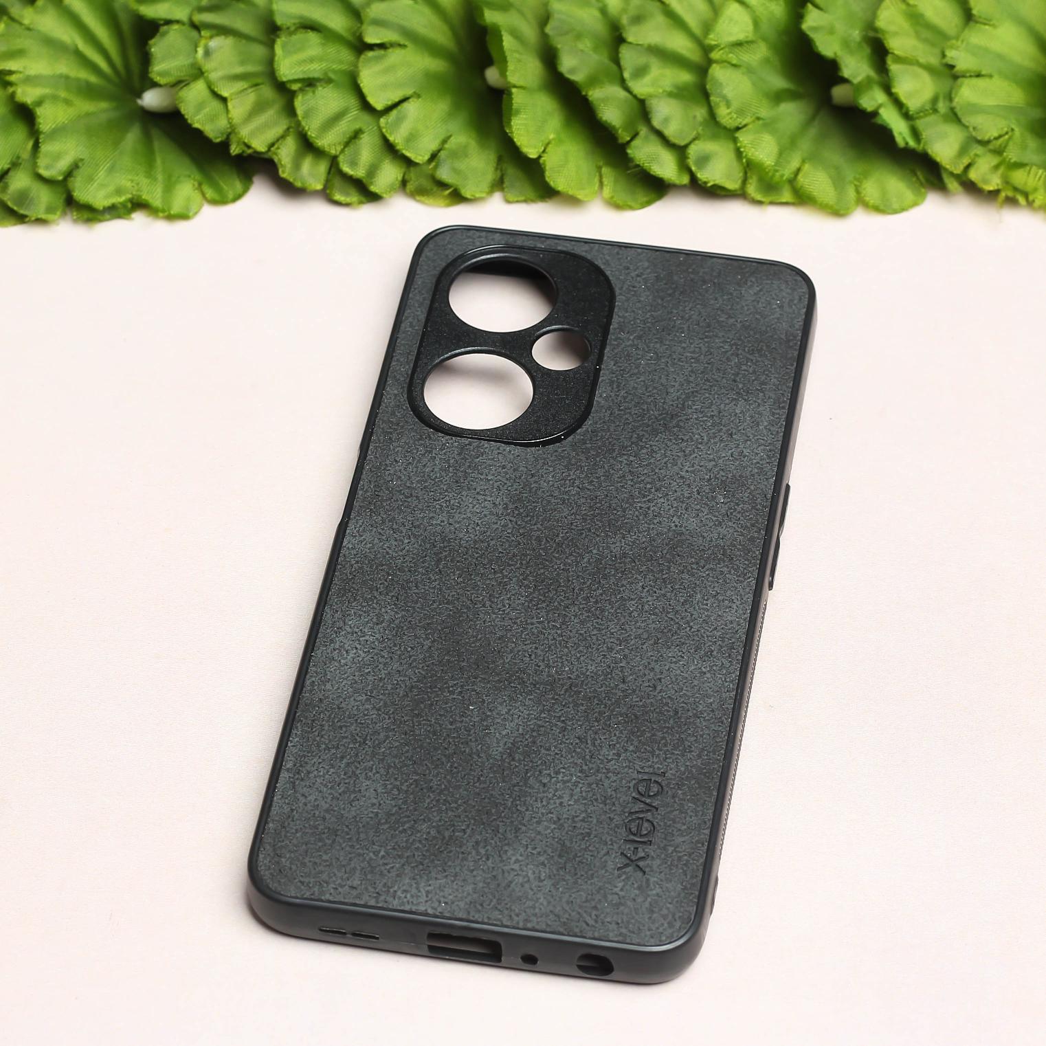 X-LEVEL Black Leather Case for Oneplus Nord CE 3 Lite