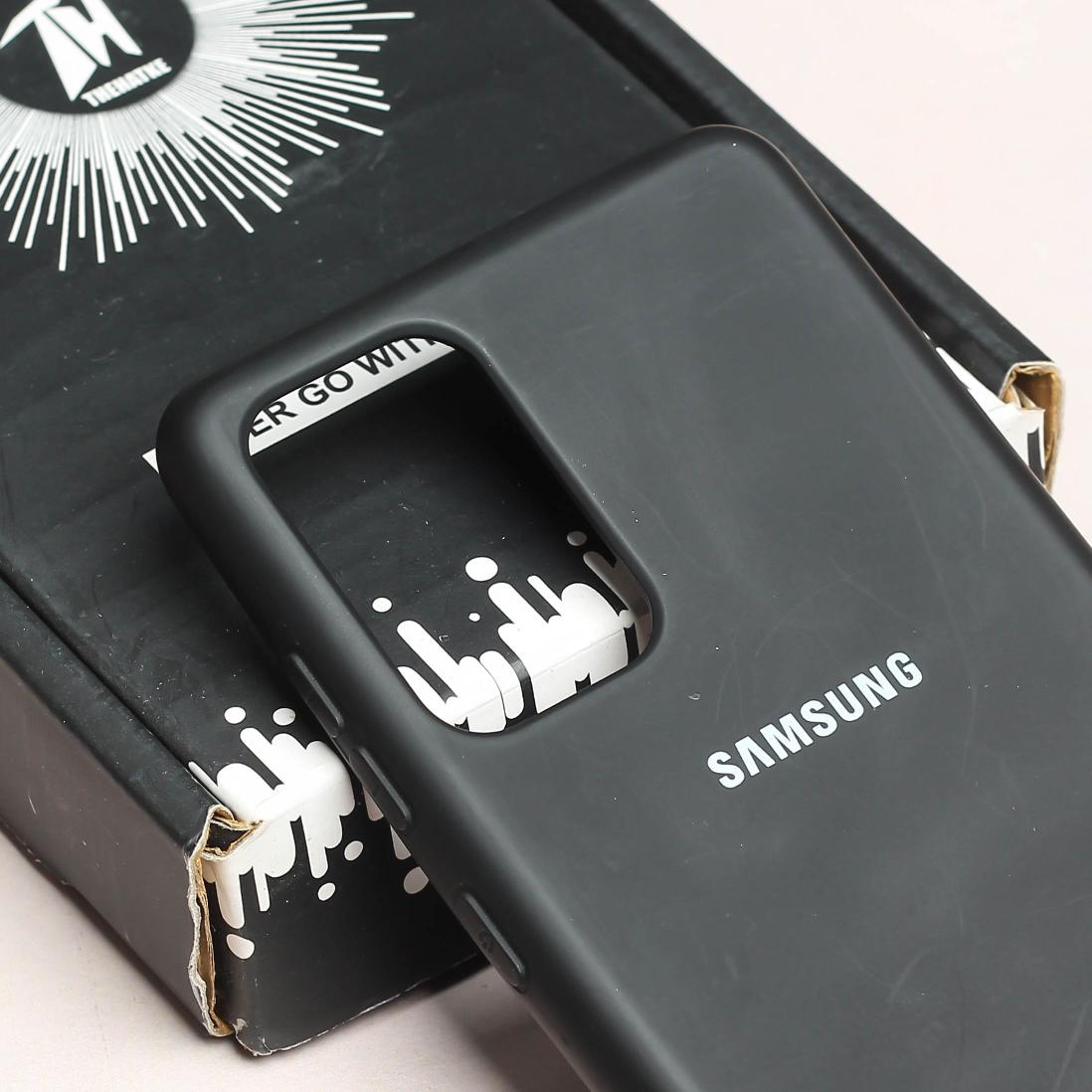 Black Original Silicone case for Samsung Note 20