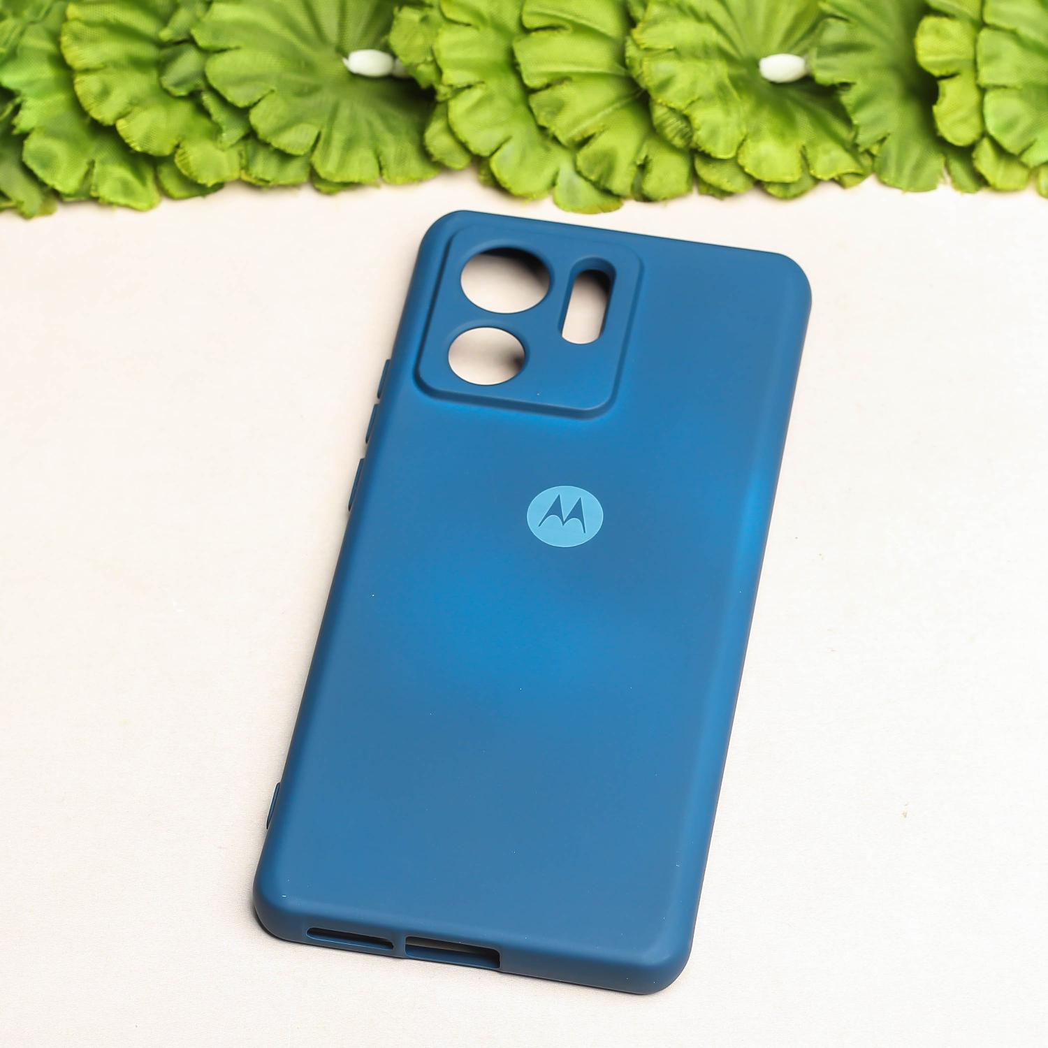 Cosmic Blue Camera Original Silicone case for Motorola Edge 40