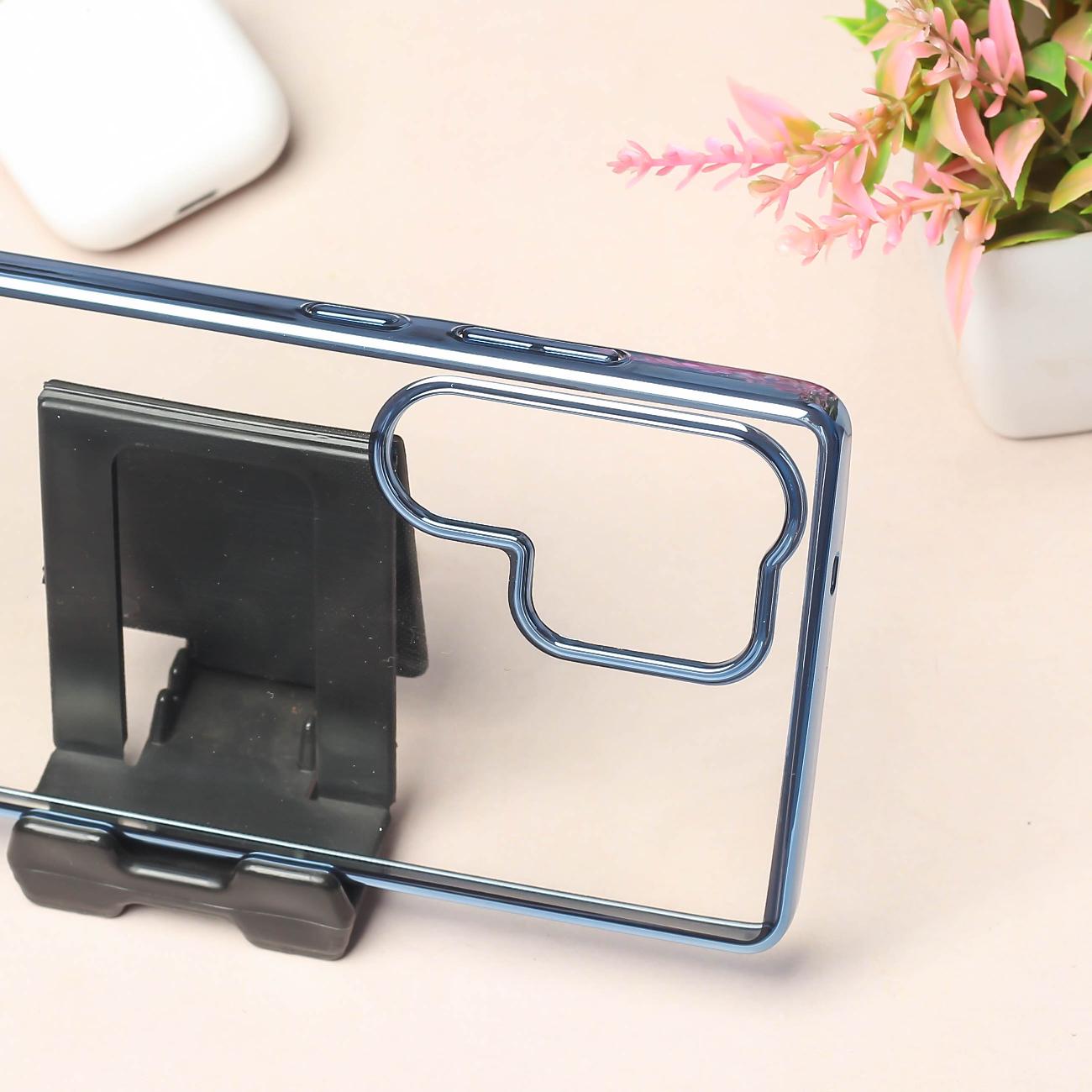 EW Blue Transparent case for Samsung S25 Ultra