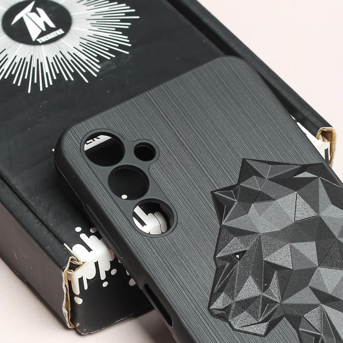 LION Engraved  Silicone Case for Samsung A14