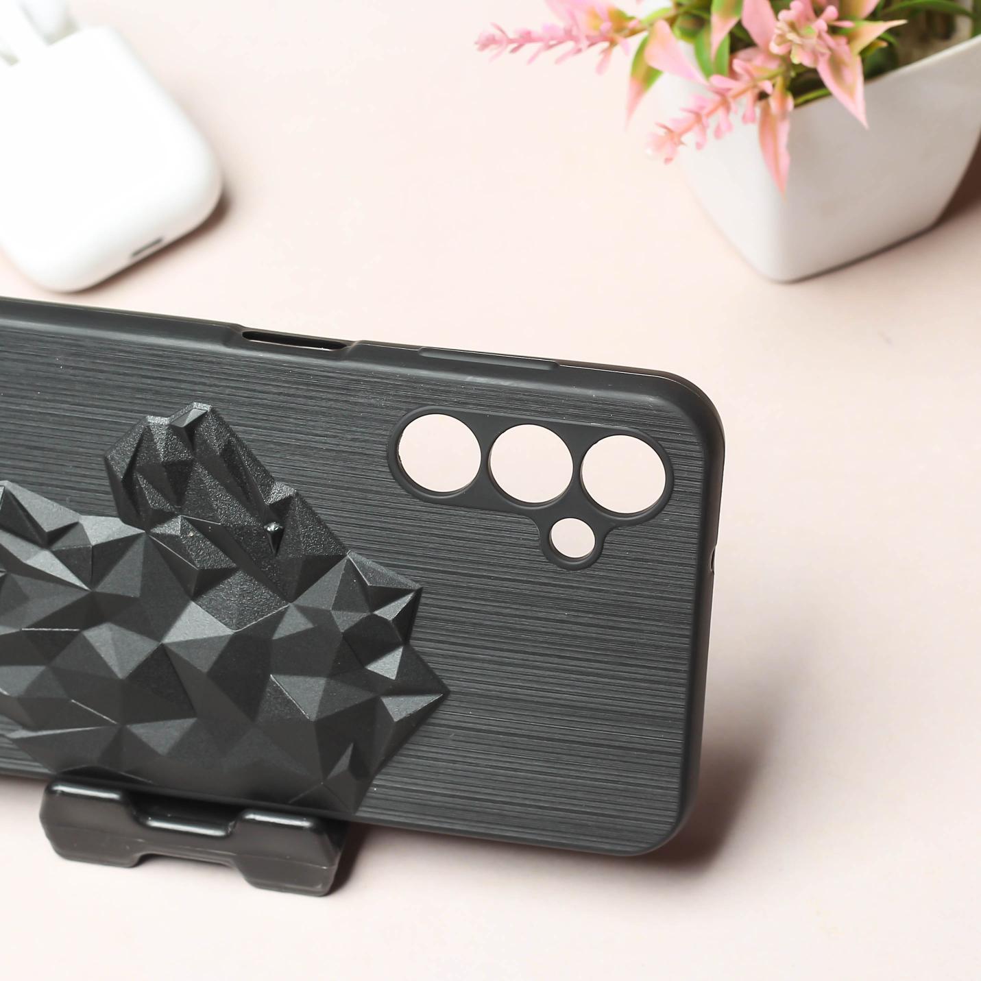 LION Engraved  Silicone Case for Samsung A14