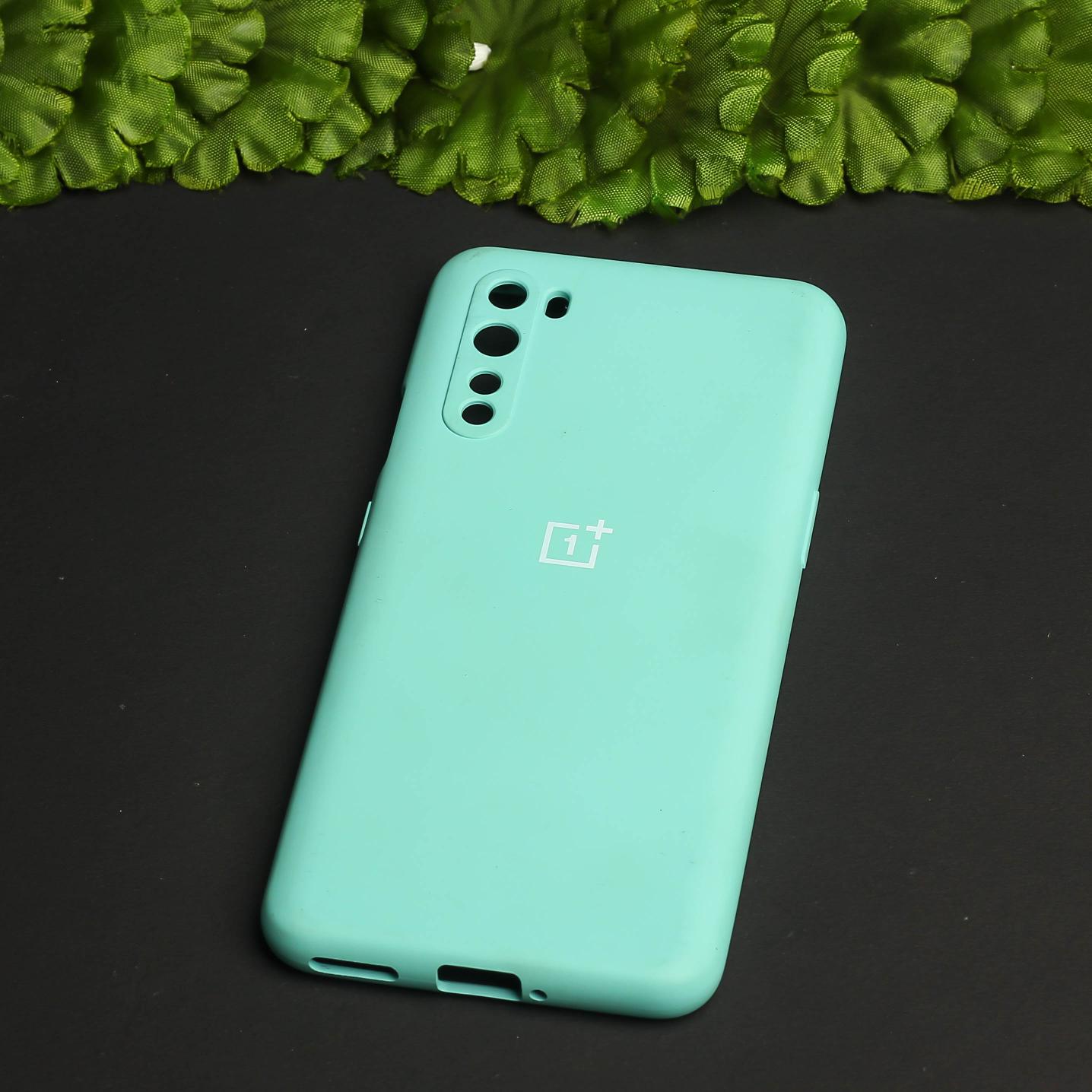 Light Blue Camera Original Silicone case for Oneplus Nord