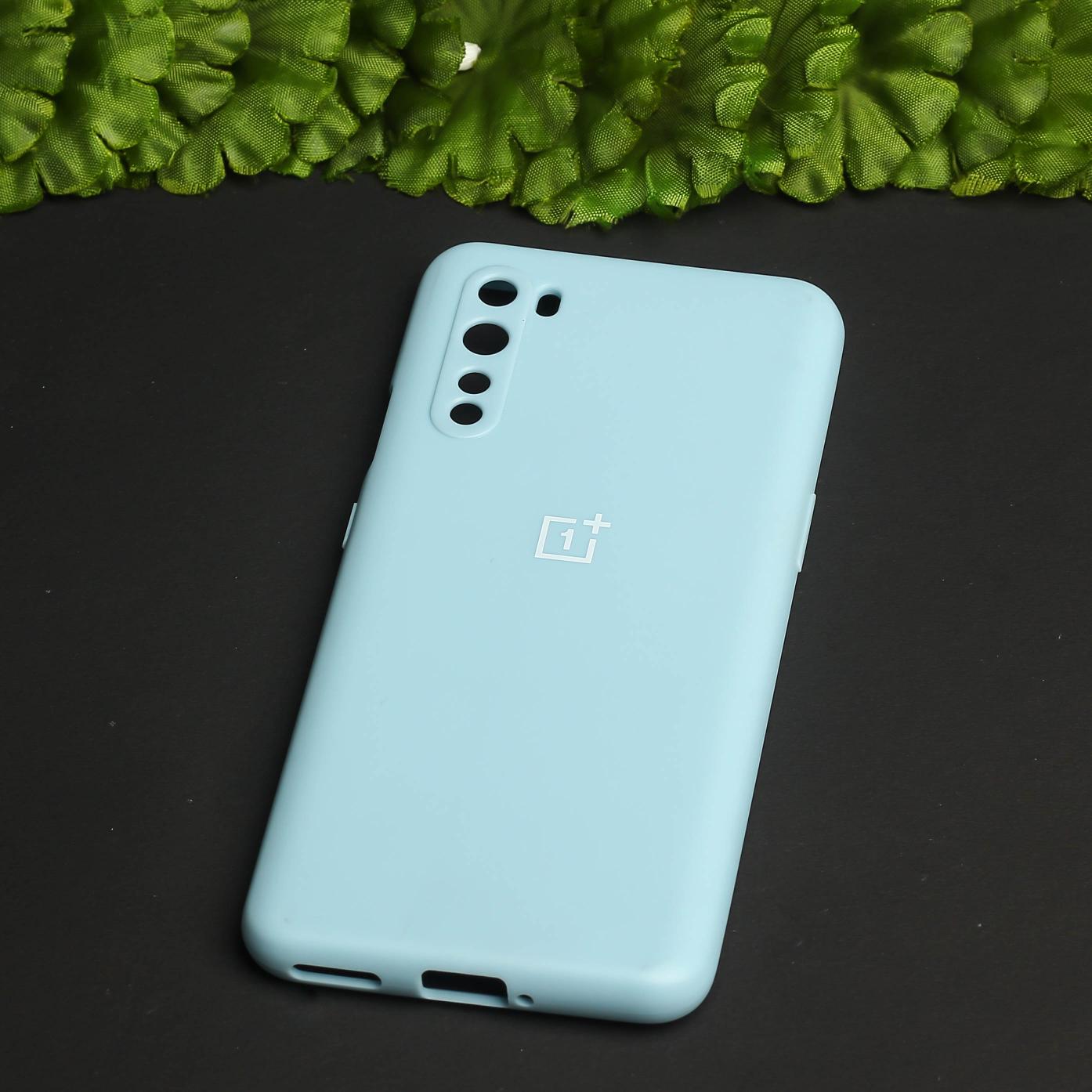 Sky Blue Camera Original Silicone case for Oneplus Nord