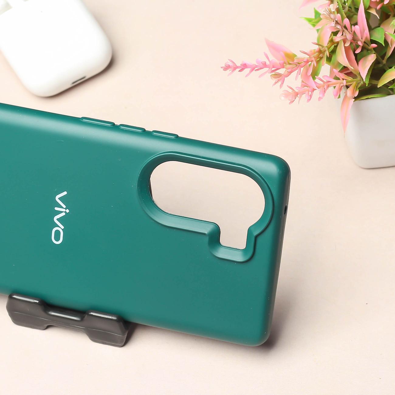 Dark Green Original Silicone case for Vivo V29E