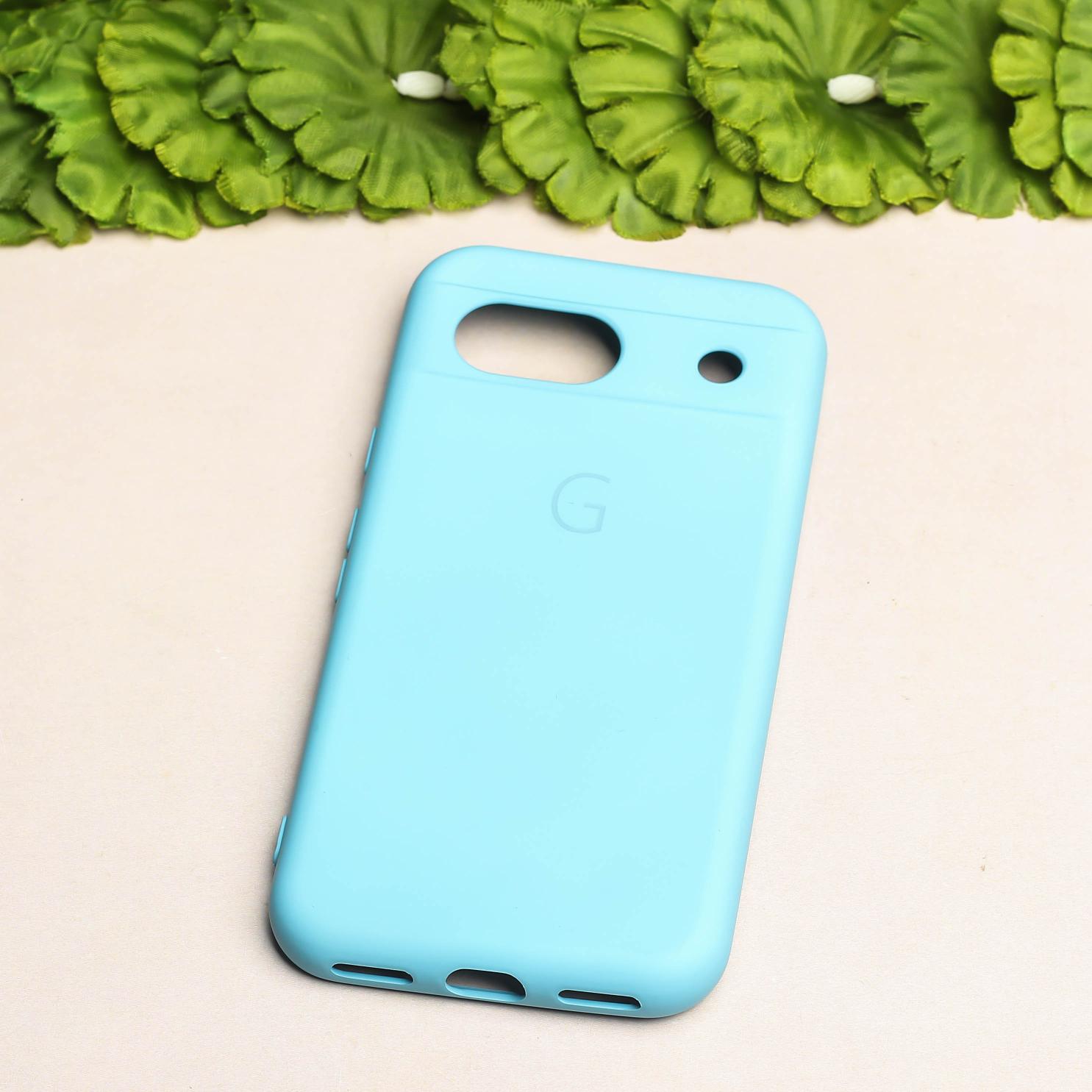 Sky Blue Camera Original Silicone case for Google Pixel 8a