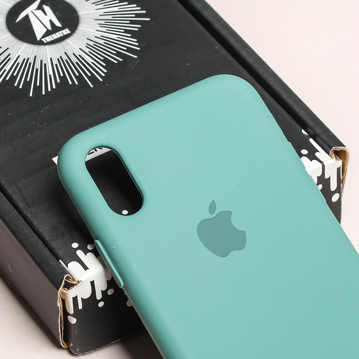 Green Original Silicone case for Apple iphone X/Xs