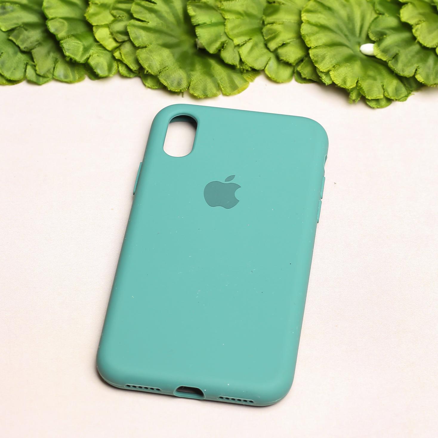 Green Original Silicone case for Apple iphone X/Xs