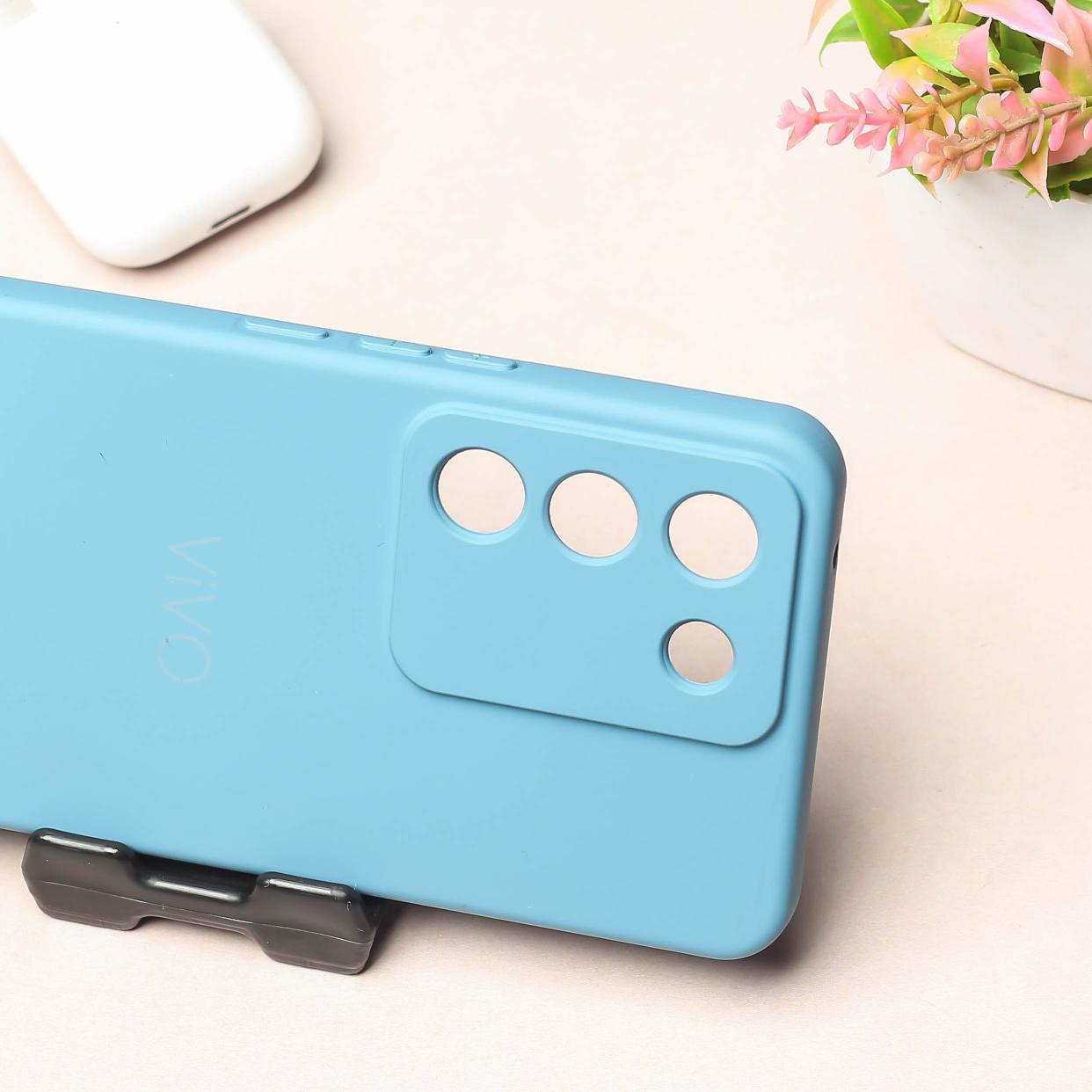 Sky Blue Camera Original Silicone case for Vivo Y200