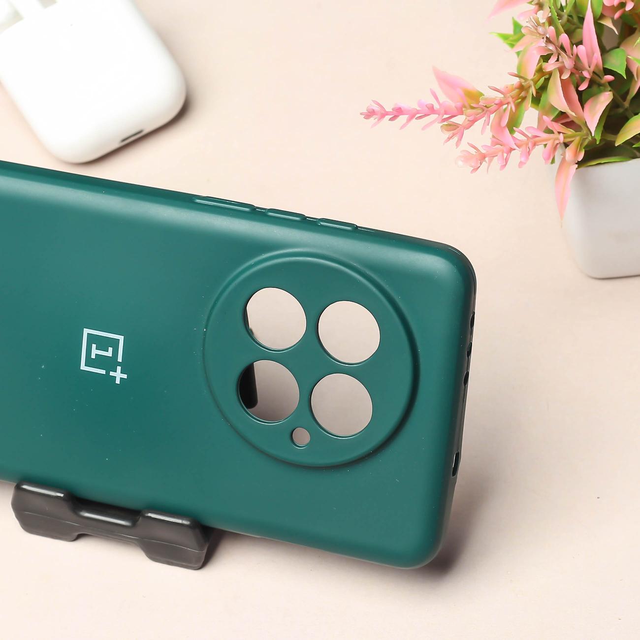 Dark Green Camera Original Silicone case for Oneplus 13