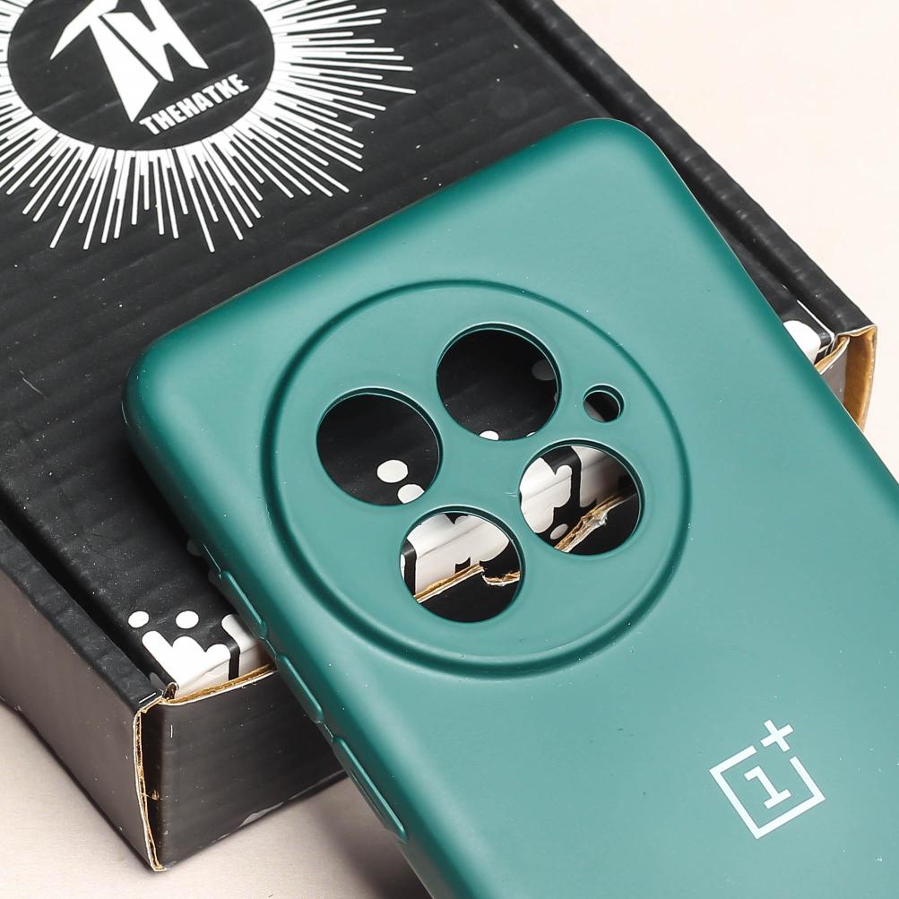 Dark Green Camera Original Silicone case for Oneplus 13