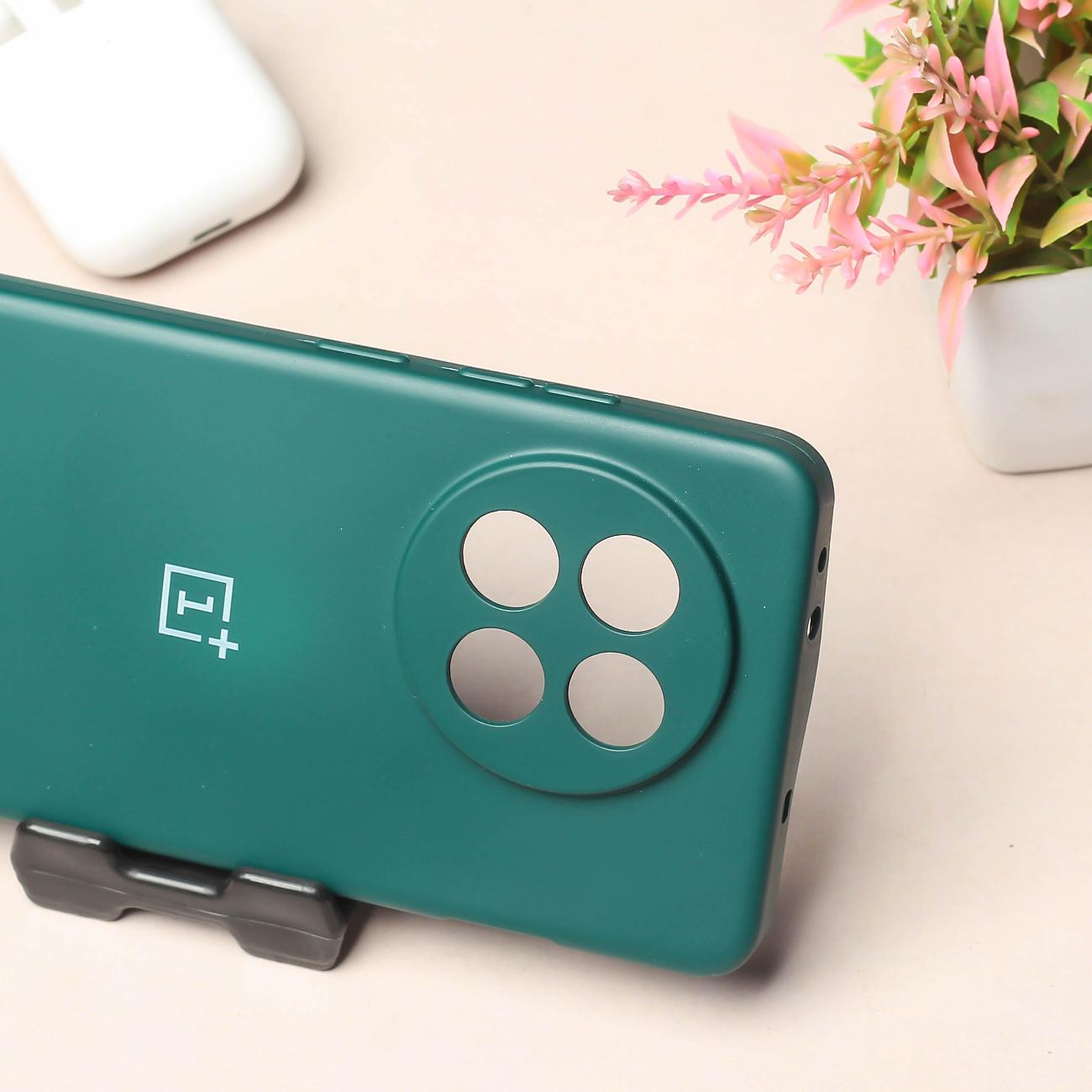 Dark Green Camera Original Silicone case for Oneplus 13R