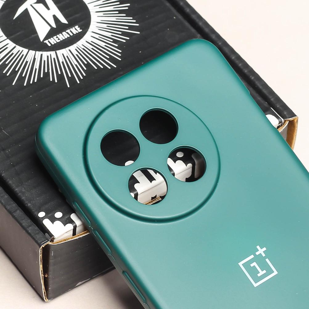 Dark Green Camera Original Silicone case for Oneplus 13R