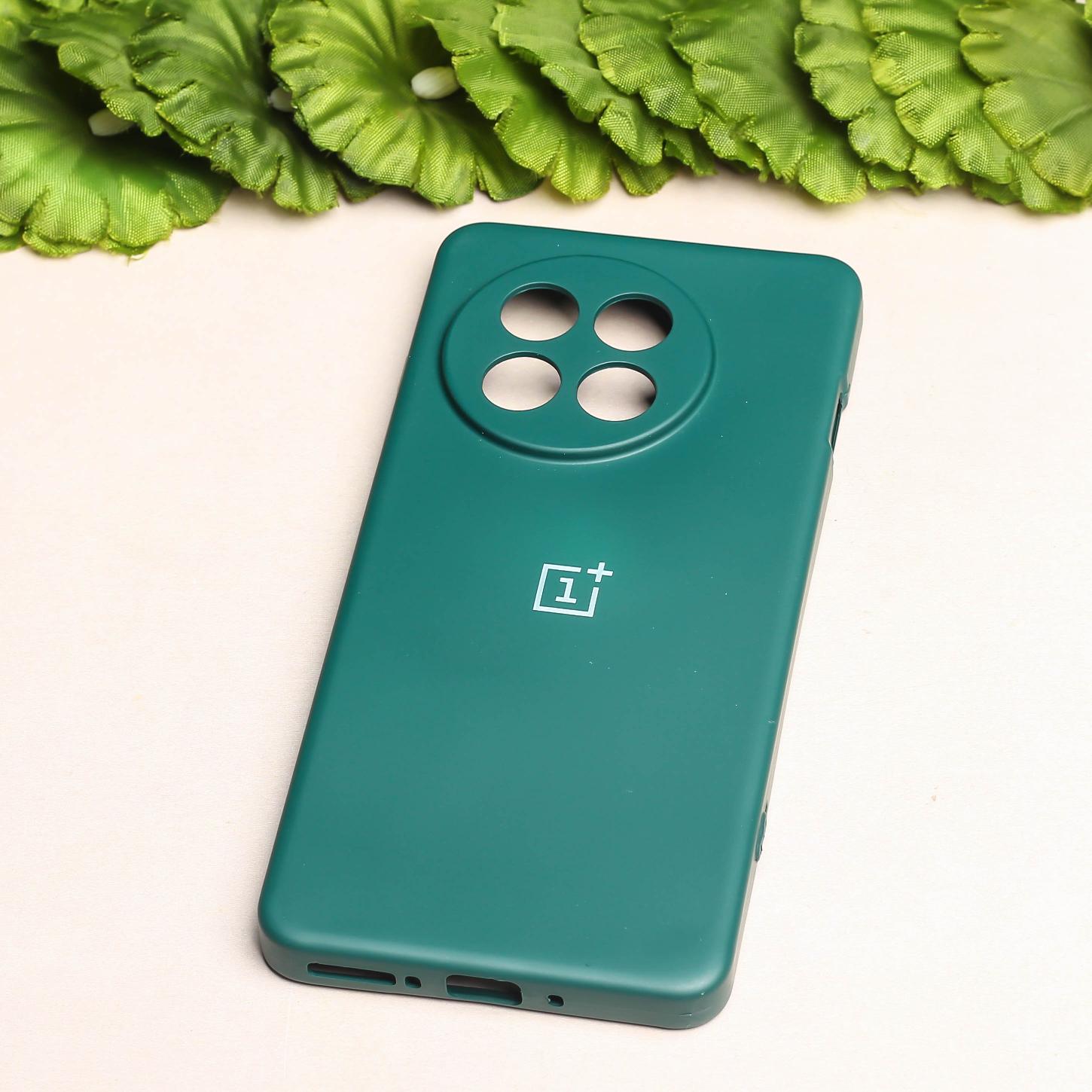Dark Green Camera Original Silicone case for Oneplus 13R