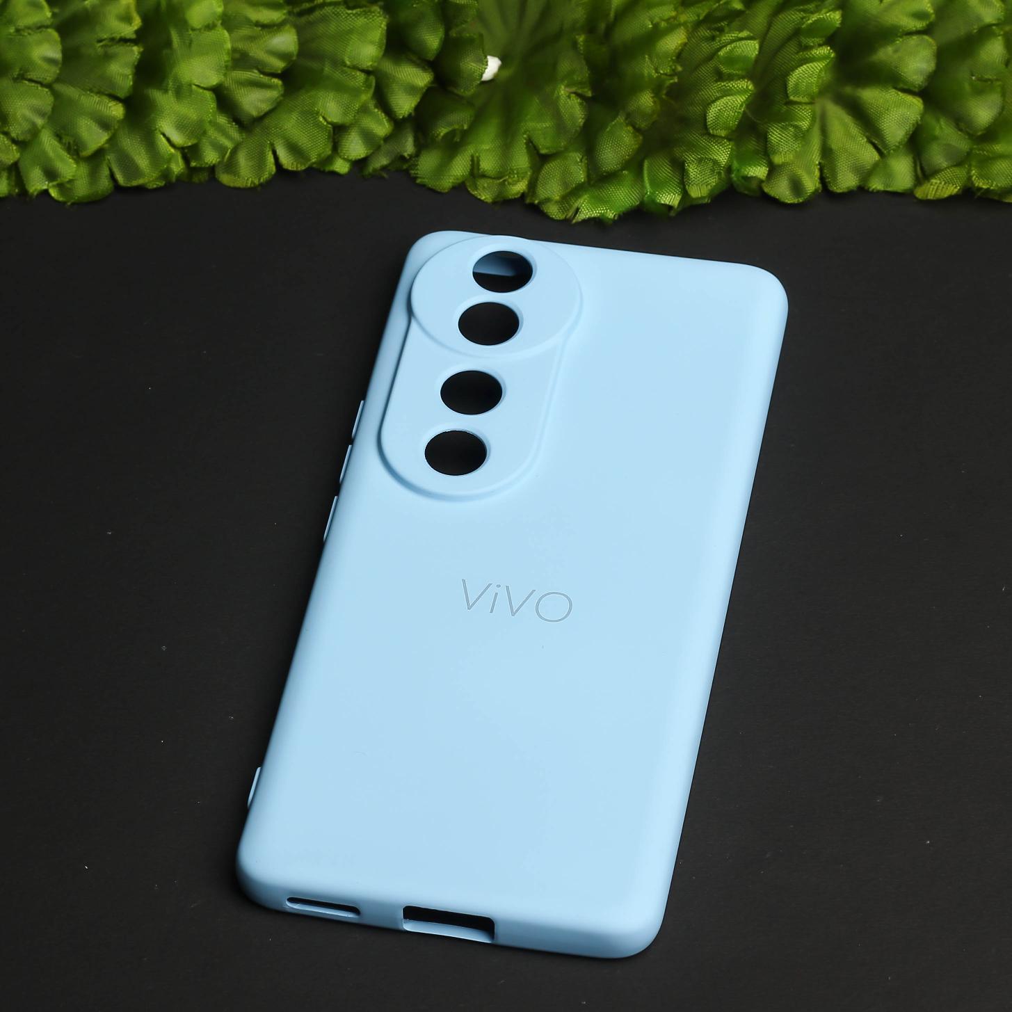 Sky Blue Camera Original Silicone case for Vivo V40