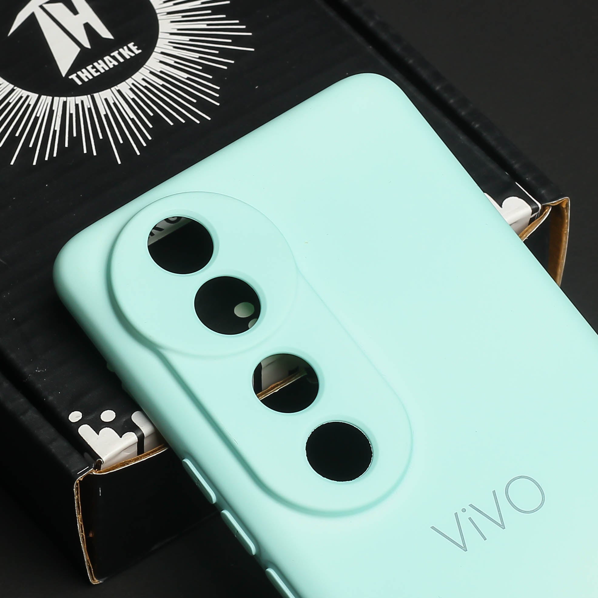 Light Blue Camera Original Silicone case for Vivo V40