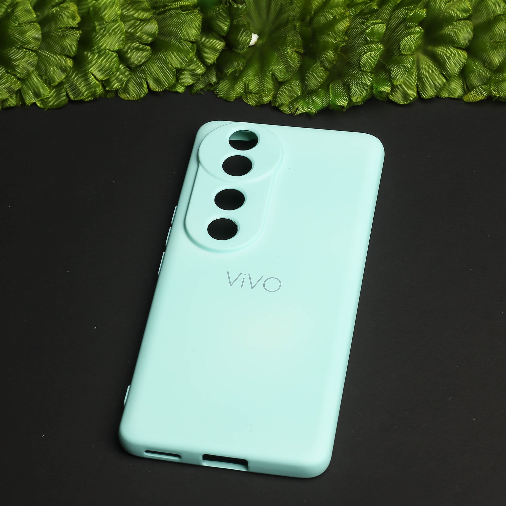 Light Blue Camera Original Silicone case for Vivo V40