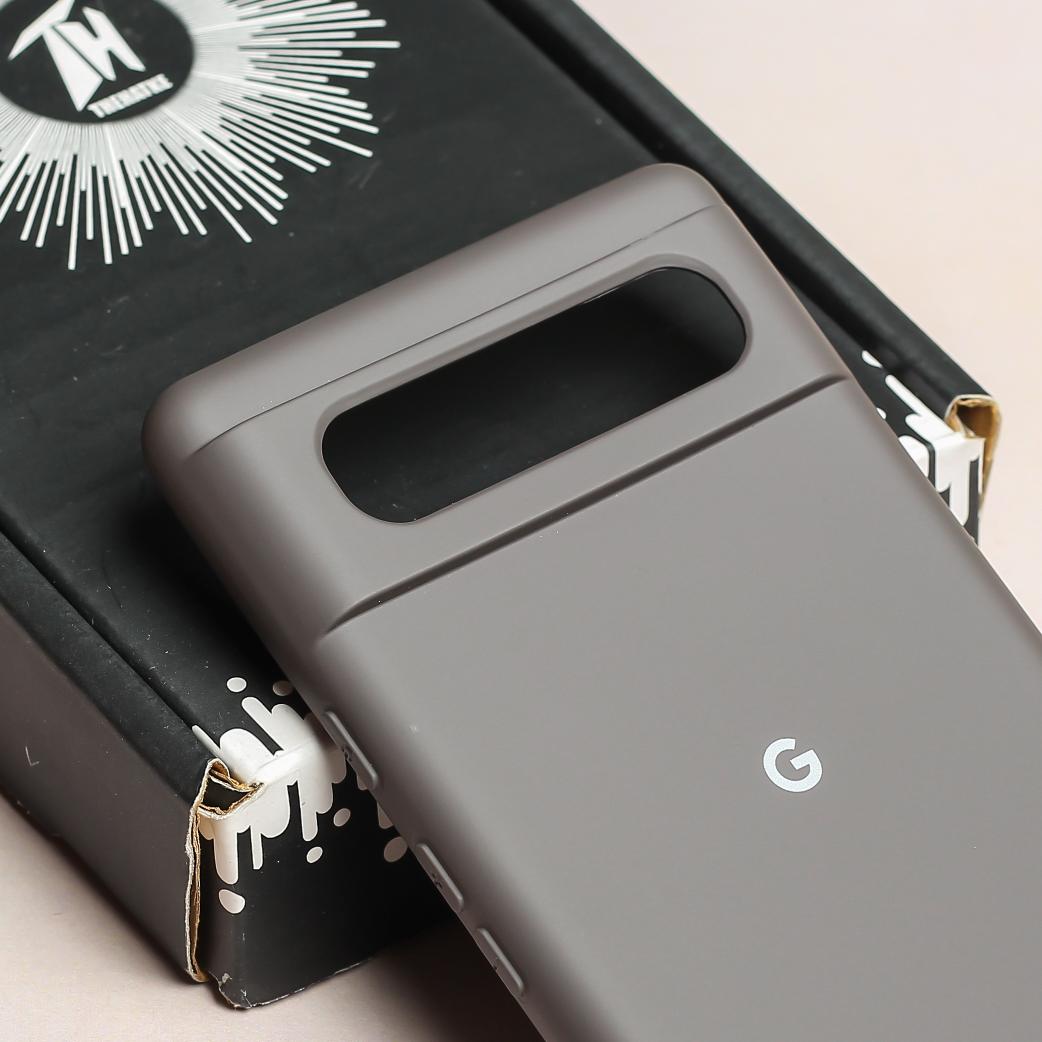 Grey Original Silicone case for Google Pixel 7A