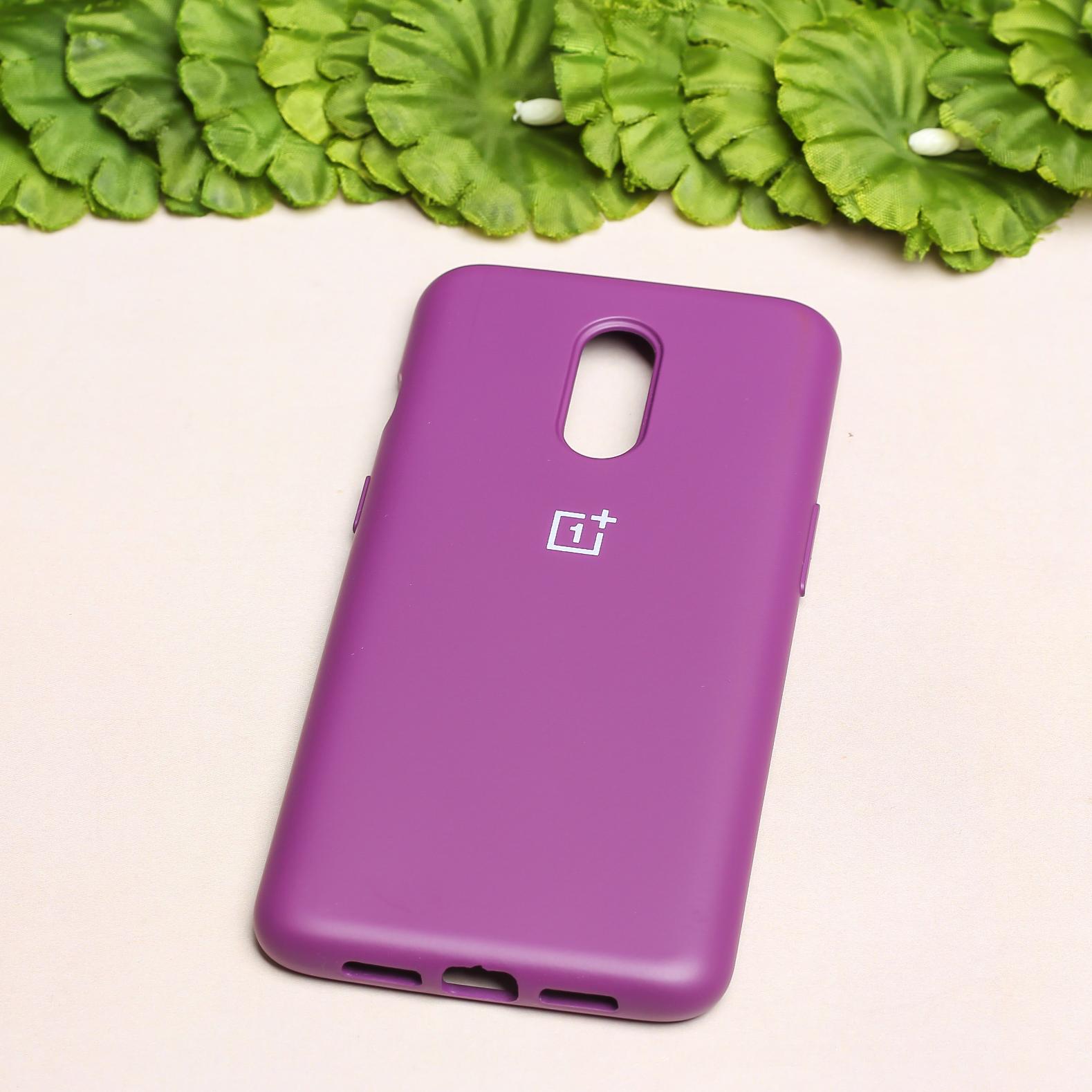 Dark Purple Original Silicone case for Oneplus 7