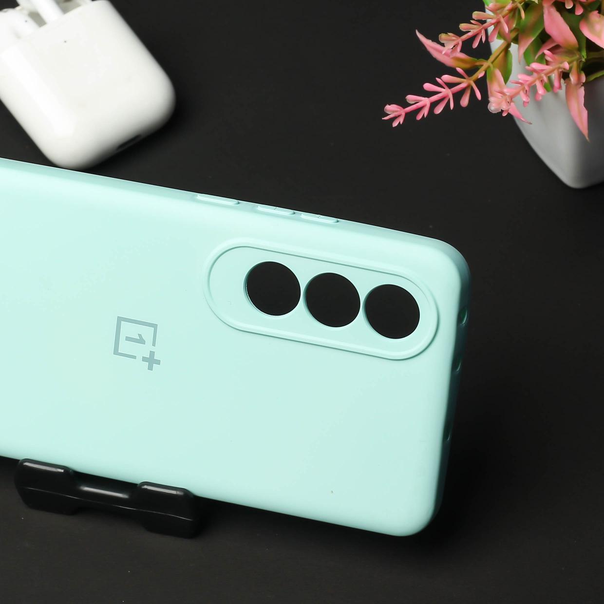 Light Blue Camera Original Silicone Case for Oneplus Nord CE 4