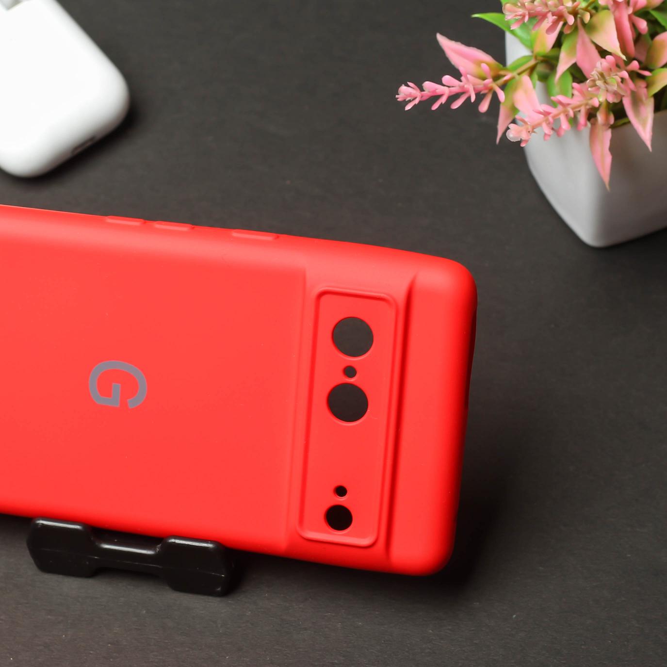 Red Camera Original Silicone case for Google Pixel 6 Pro