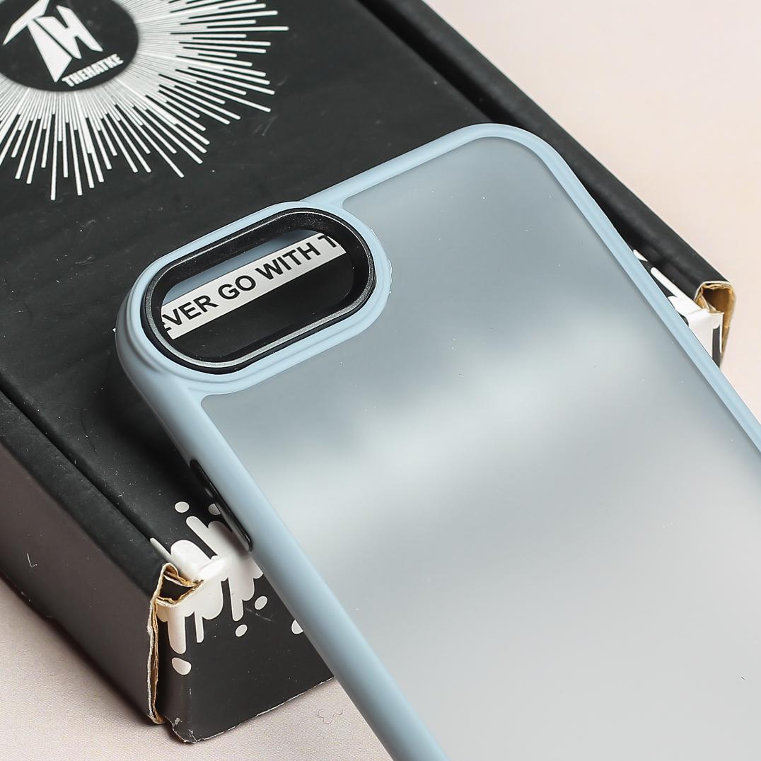 Light Blue Smoke Skin Silicone case for Apple iphone 7 Plus