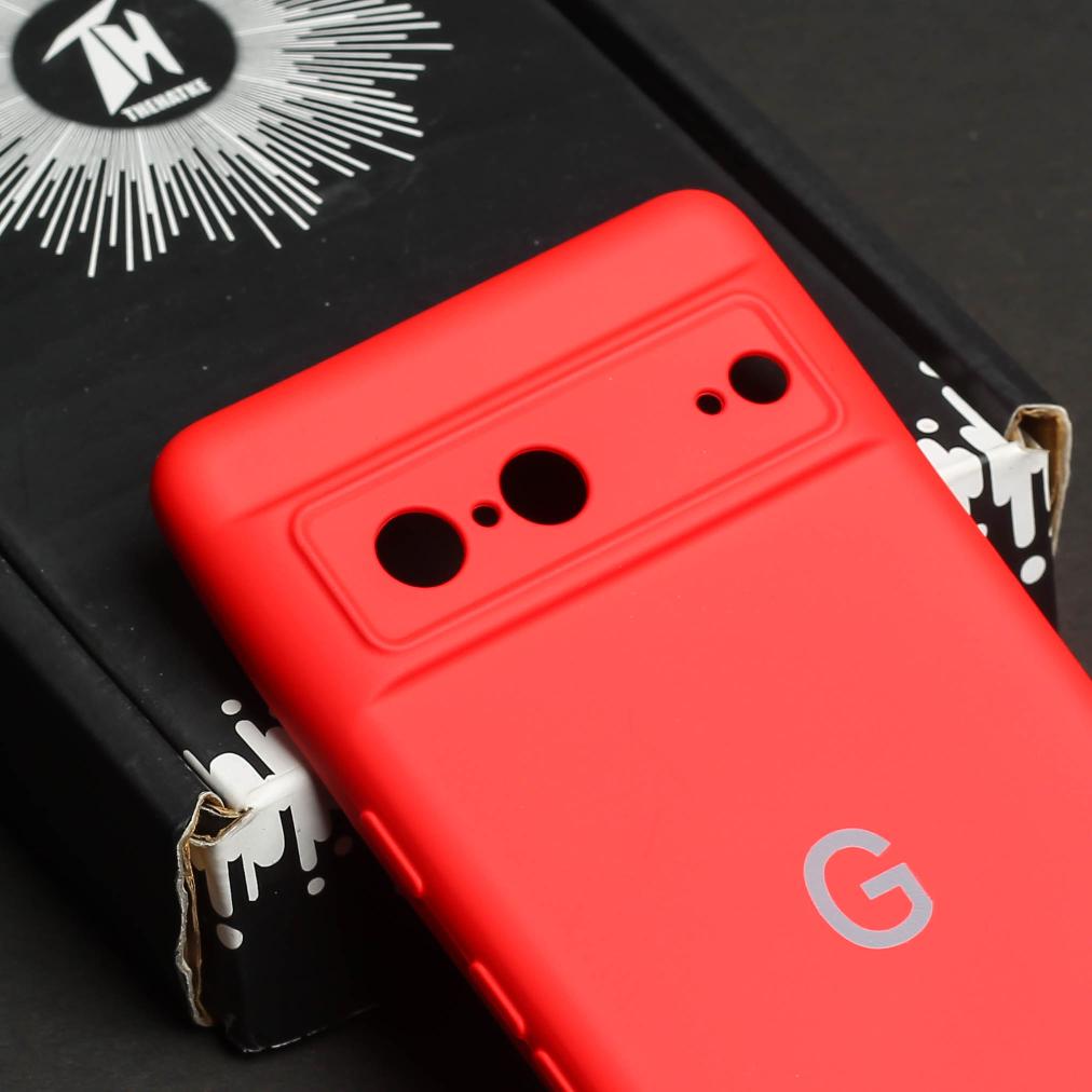 Red Camera Original Silicone case for Google Pixel 6 Pro