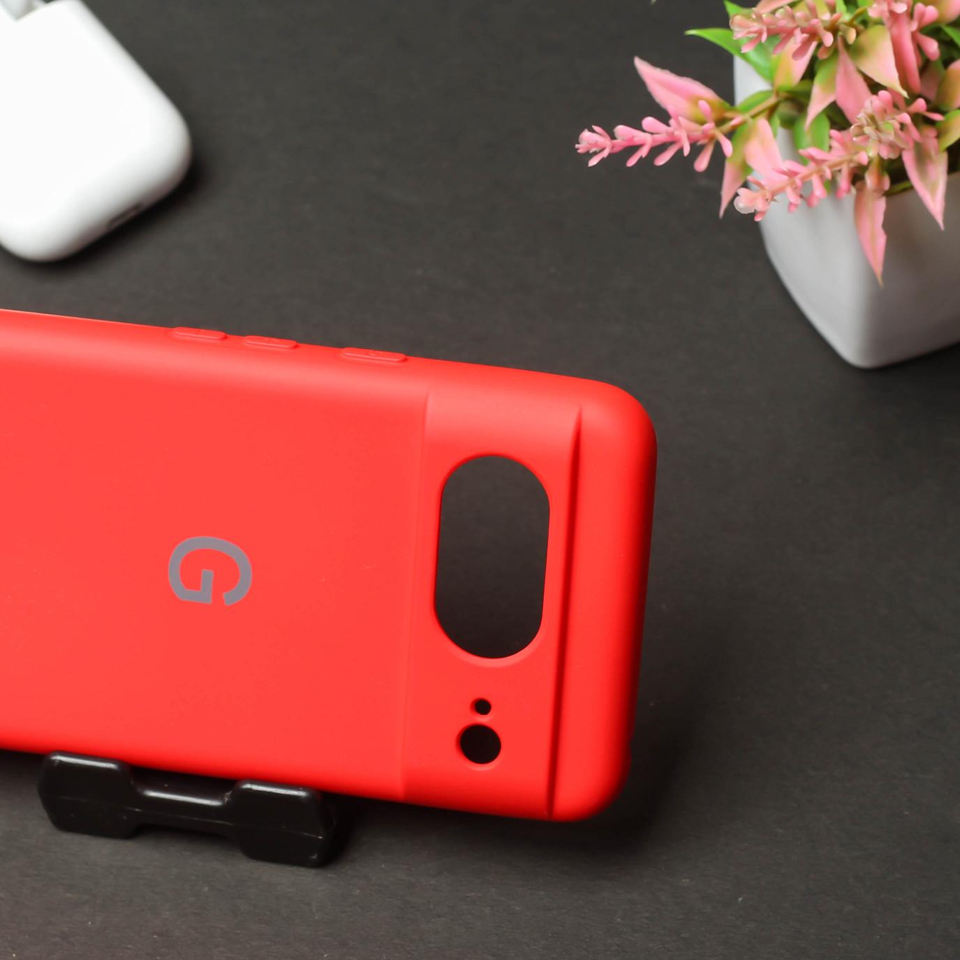 Red Camera Original Silicone case for Google Pixel 8