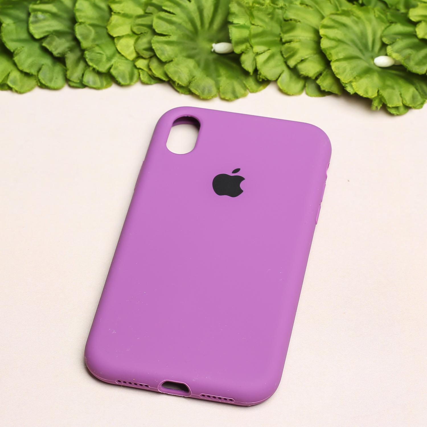 Voilet Original Silicone case for Apple iphone XR