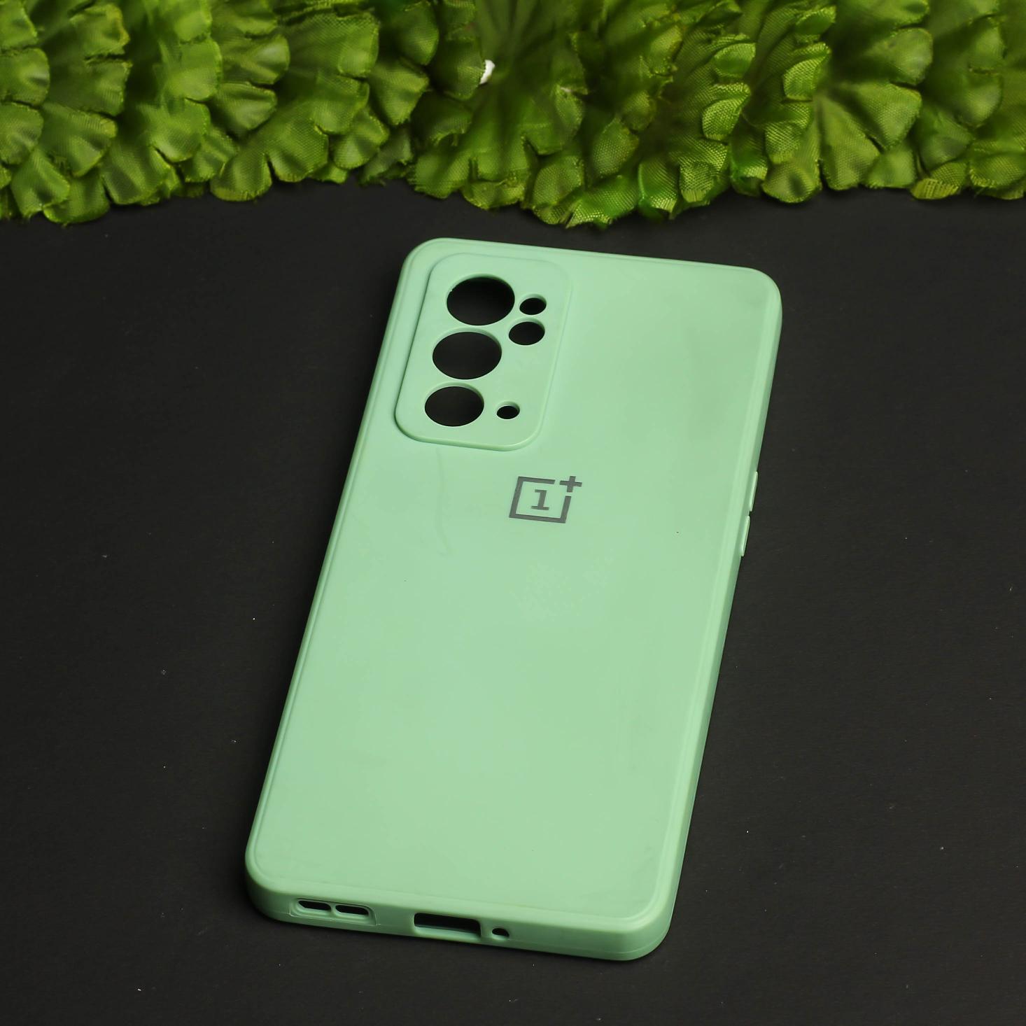 Light Green Camera Original Silicone Case for Oneplus 9RT