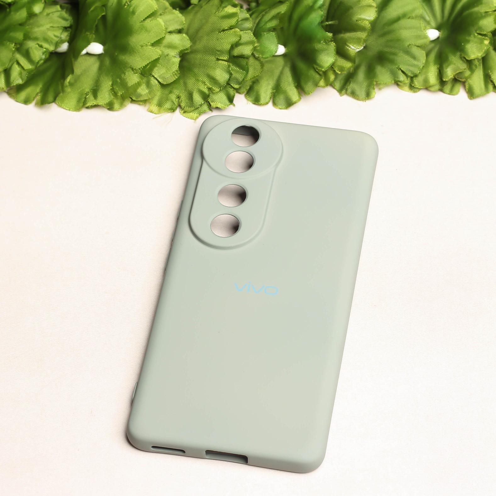 Light Brown Camera Original Silicone case for Vivo V40