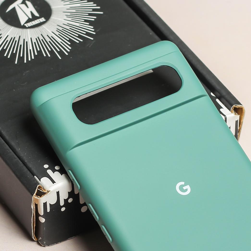 Green Original Silicone case for Google Pixel 6A