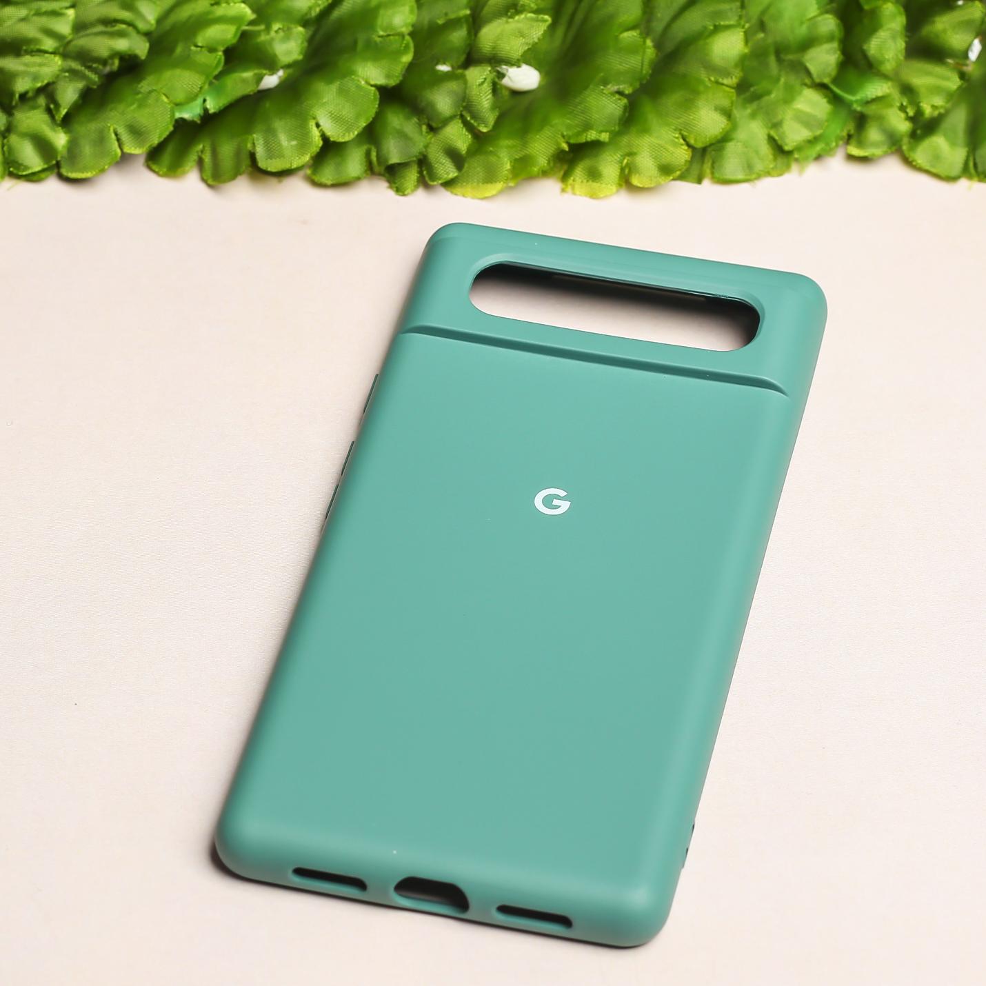 Green Original Silicone case for Google Pixel 7A