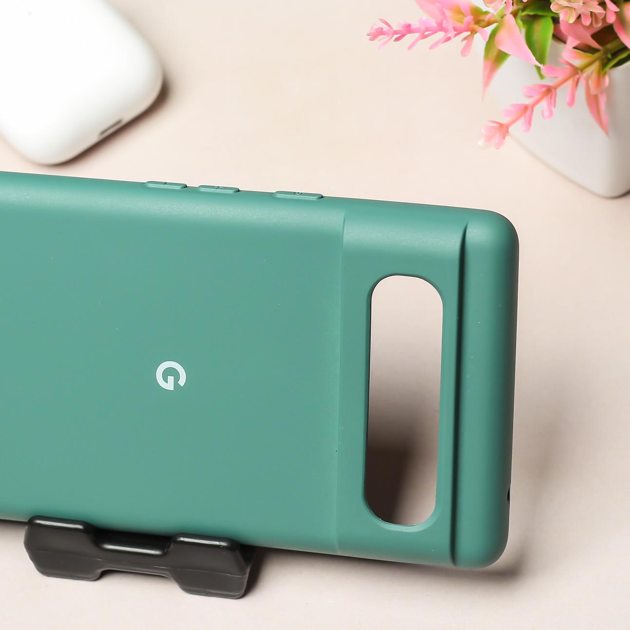 Green Original Silicone case for Google Pixel 7A