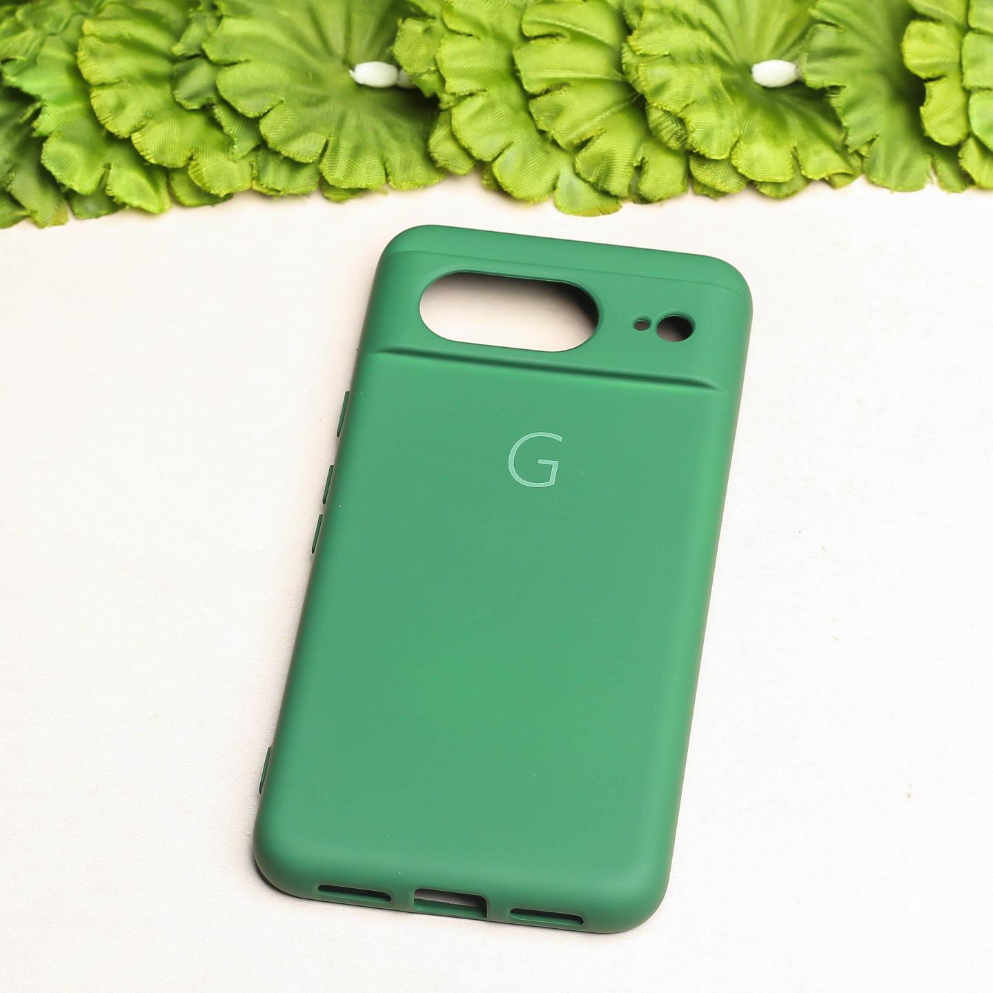 Dark Green Camera Original Silicone case for Google Pixel 8