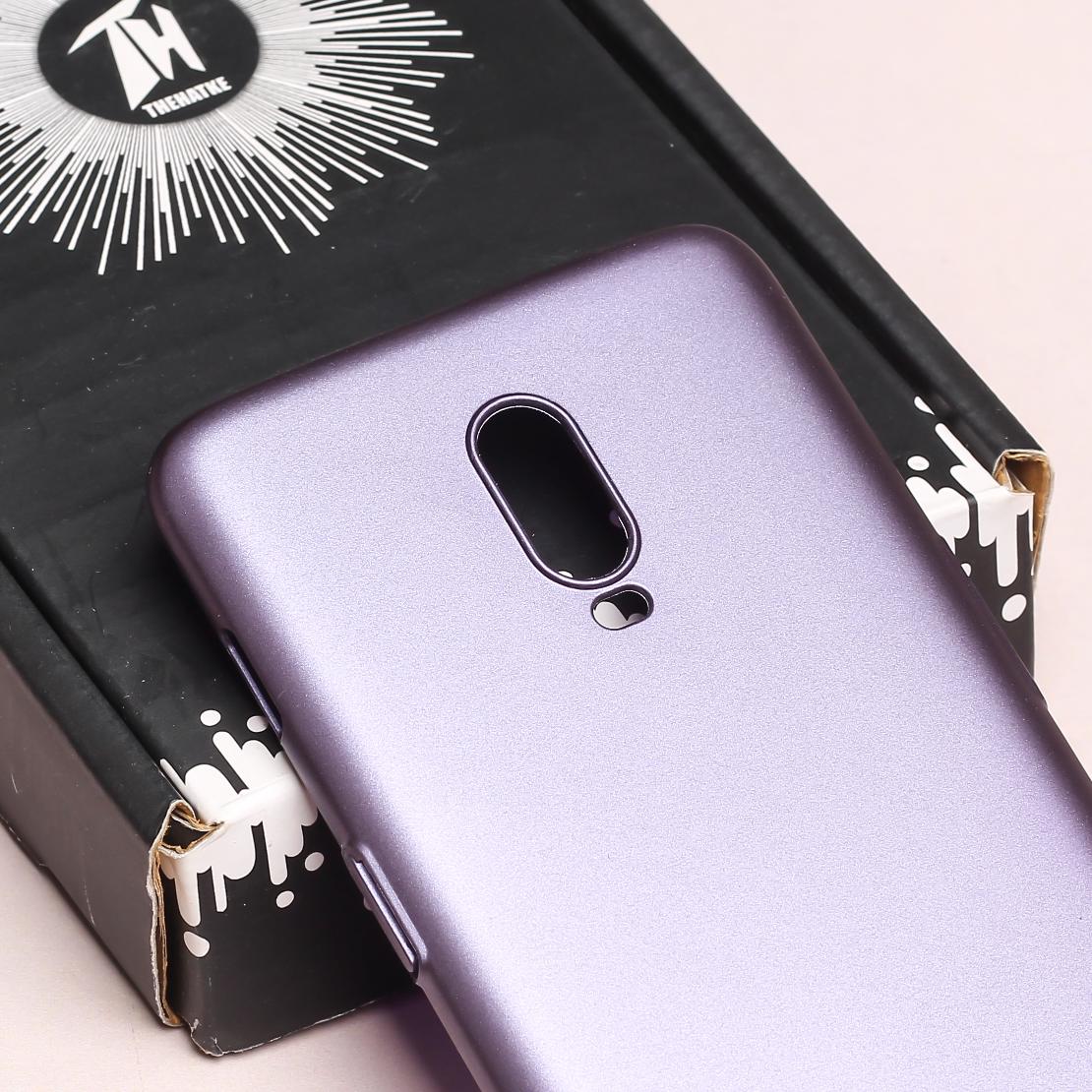 Deep Purple Thin Fit (TPU + Poly Carbonate) case for Oneplus 6T