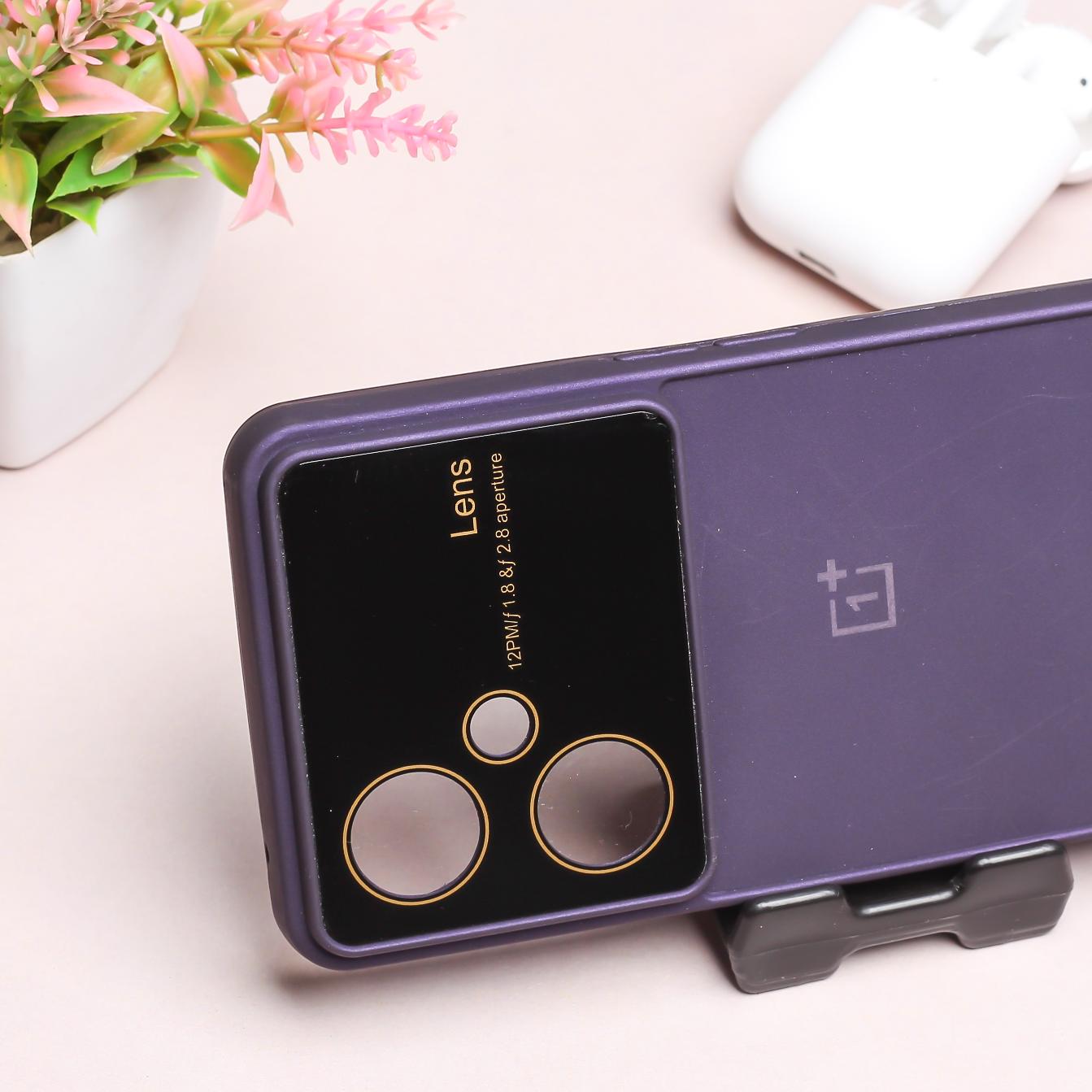 Spoov Luxury Deep Purple Silicone Case for Oneplus Nord CE 3 Lite