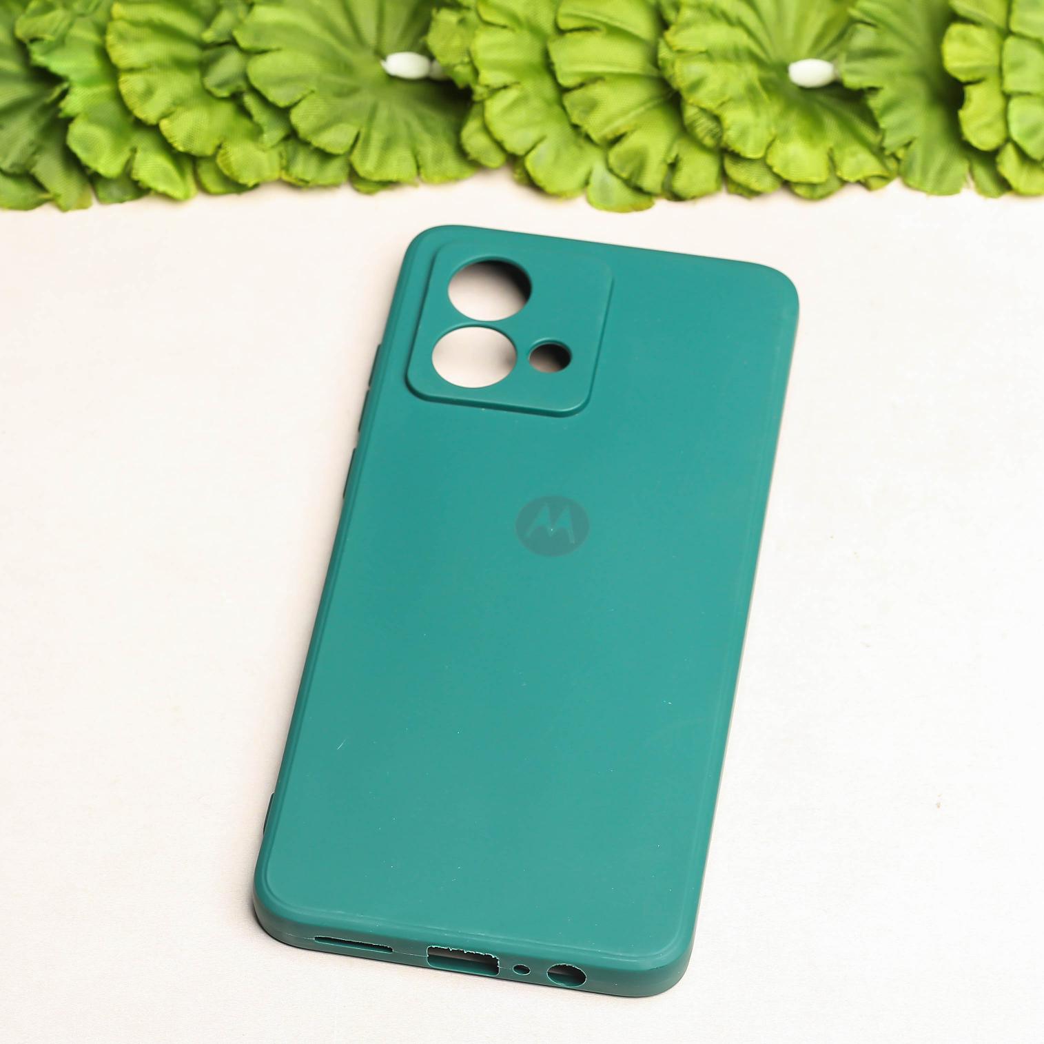 Dark Green Camera Original Silicone case for Motorola G84