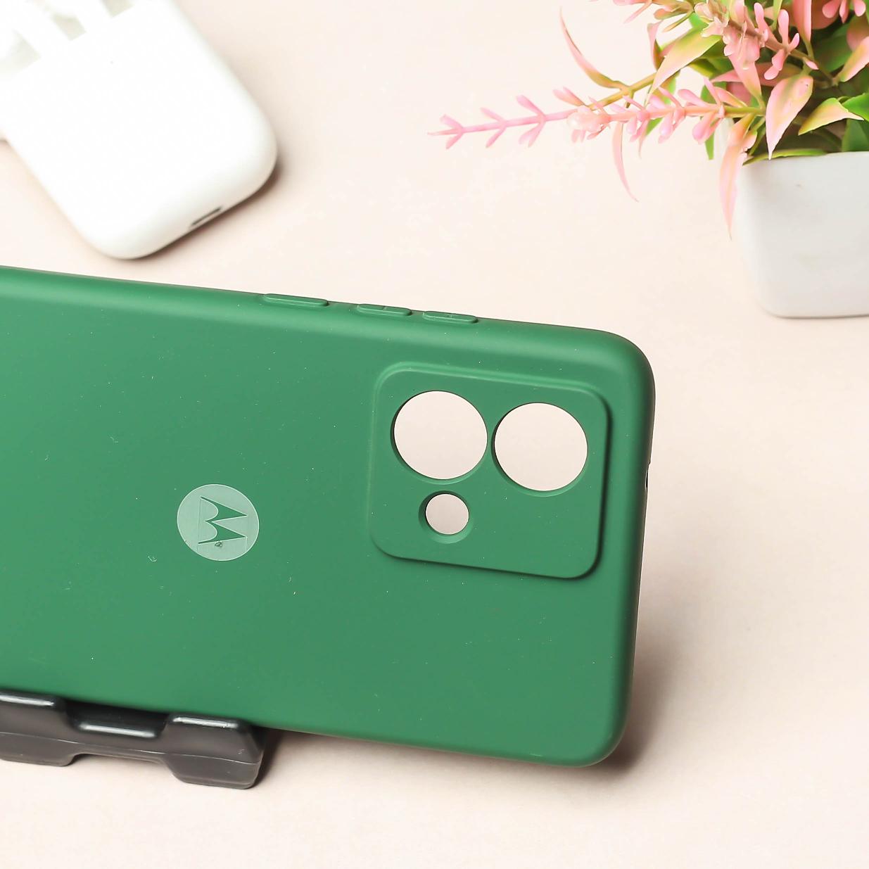 Dark Green Camera Original Silicone case for Motorola Edge 40 Neo