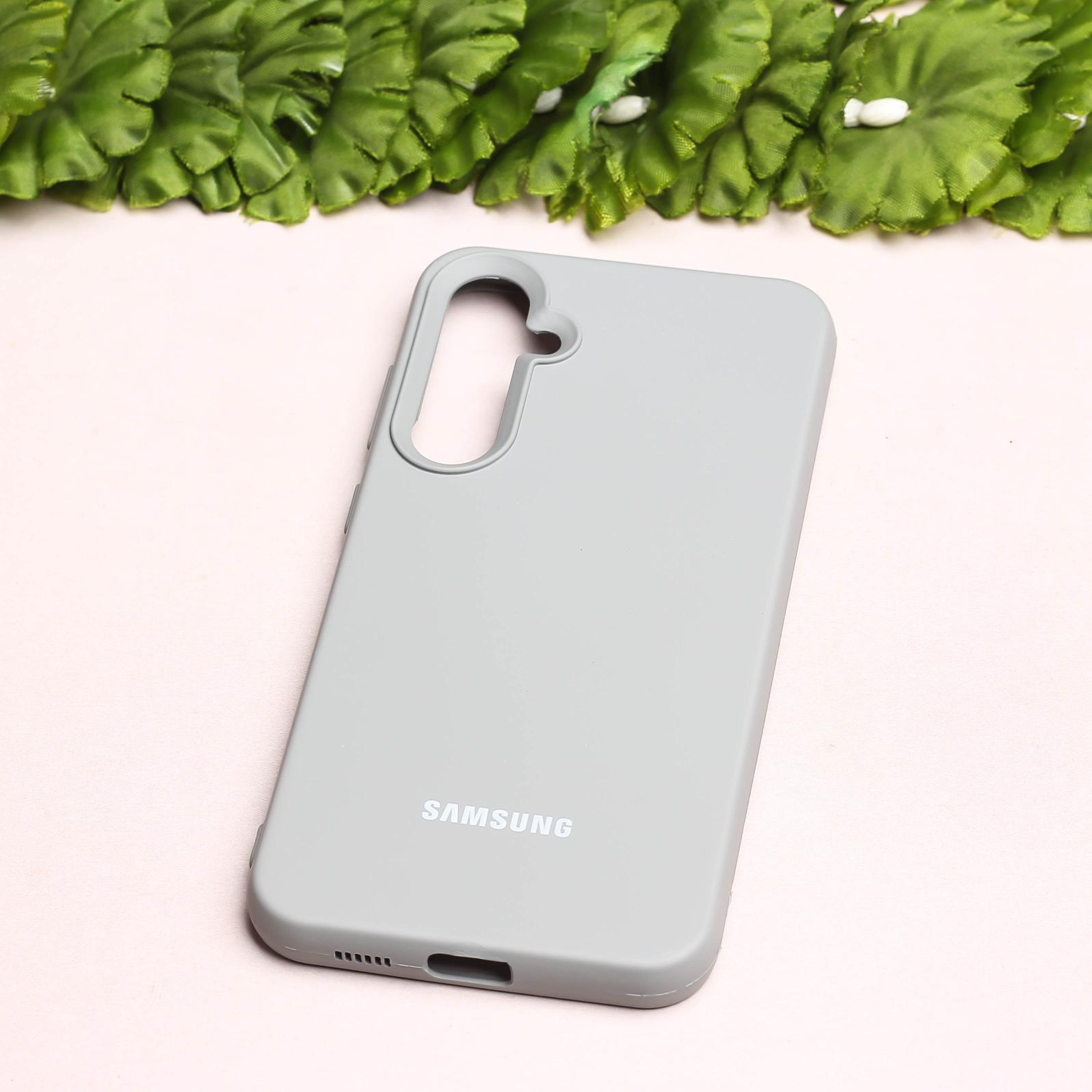 Light Brown. Original Silicone case for Samsung S23 FE