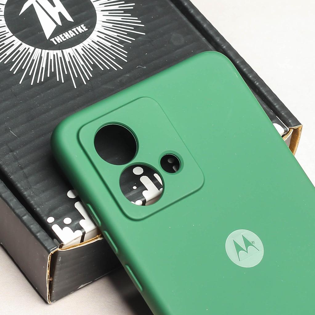 Dark Green Camera Original Silicone case for Motorola Edge 40 Neo