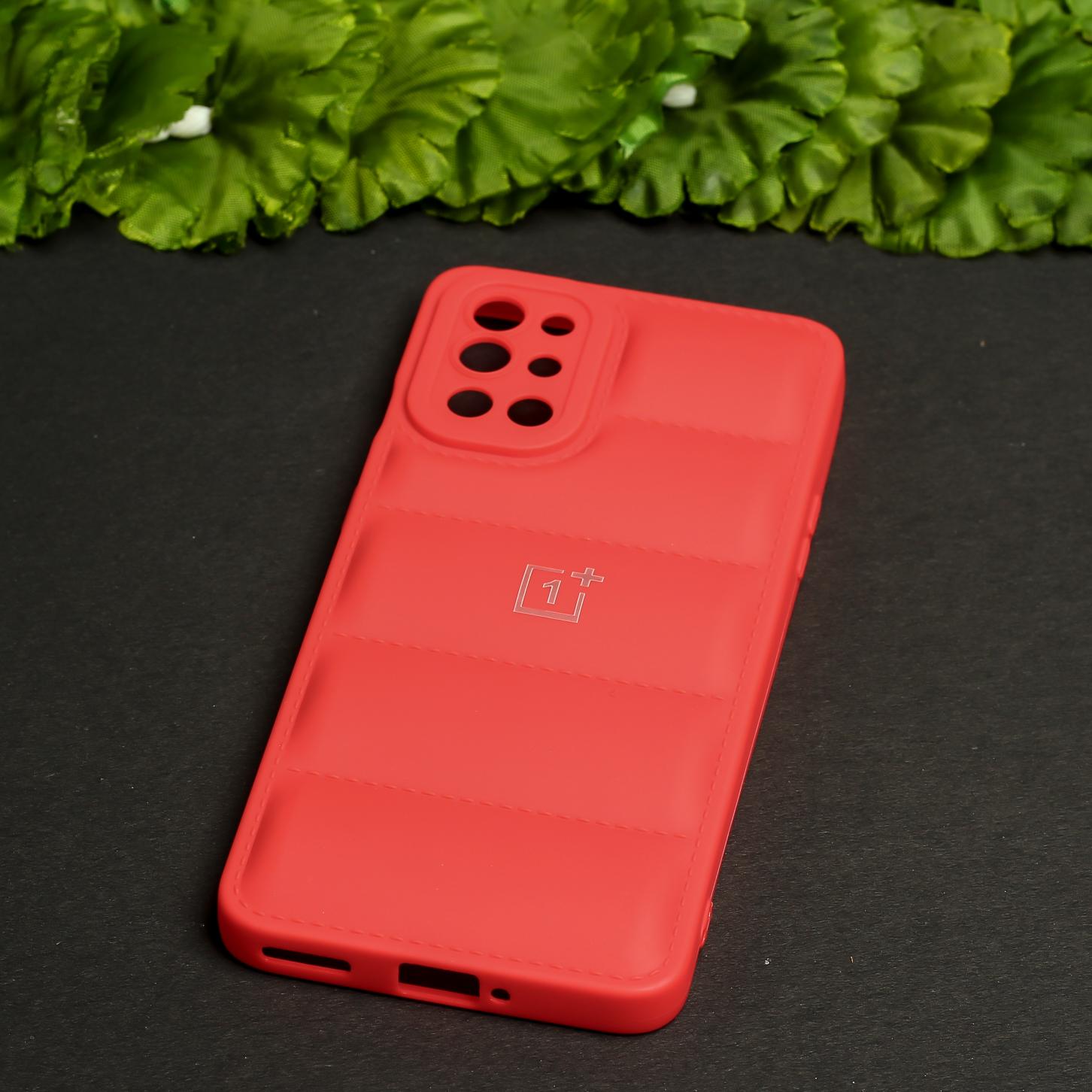 Red Puffon silicone case for Oneplus 8t