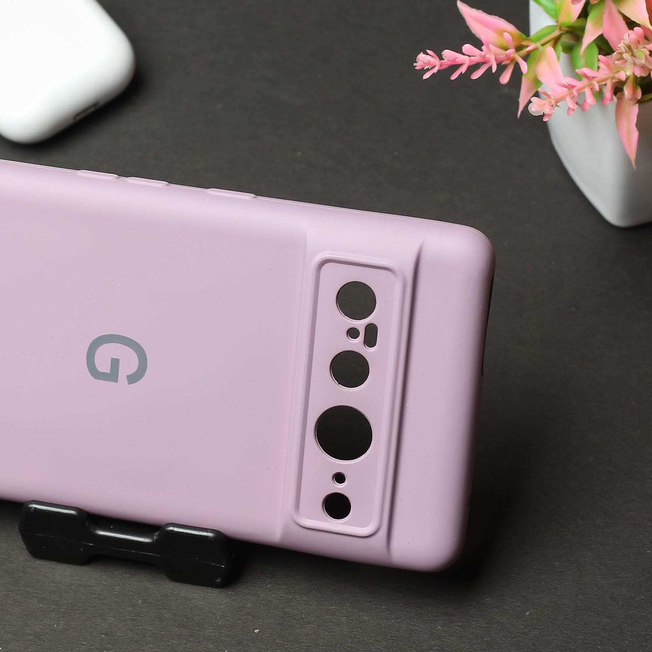 Lavender Camera Original Silicone case for Google Pixel 7 Pro
