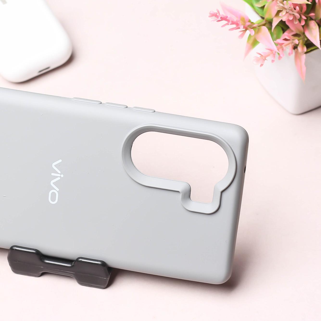 Light Grey Original Silicone case for Vivo V29E