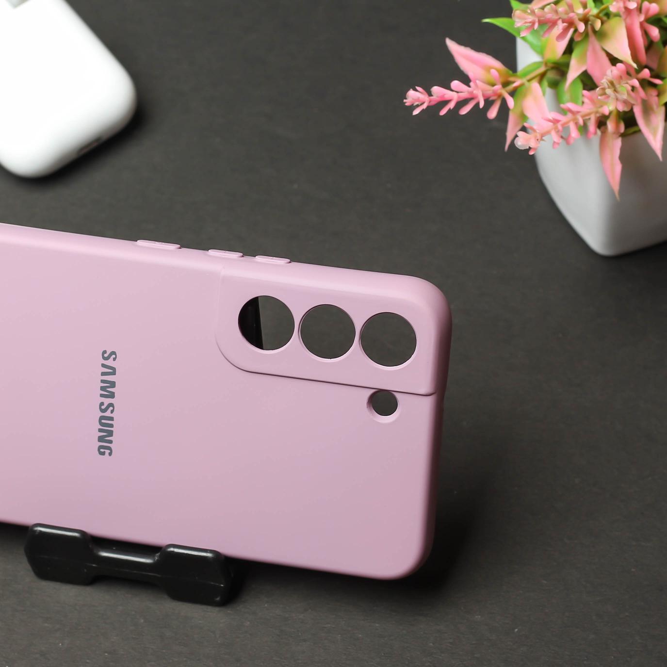 Lavender Original Camera Silicone case for Samsung S21 FE
