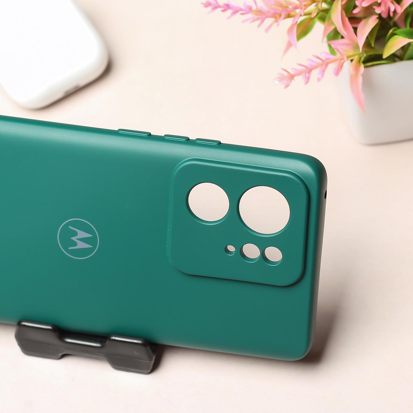 Dark Green Camera Original Silicone case for Motorola Edge 40