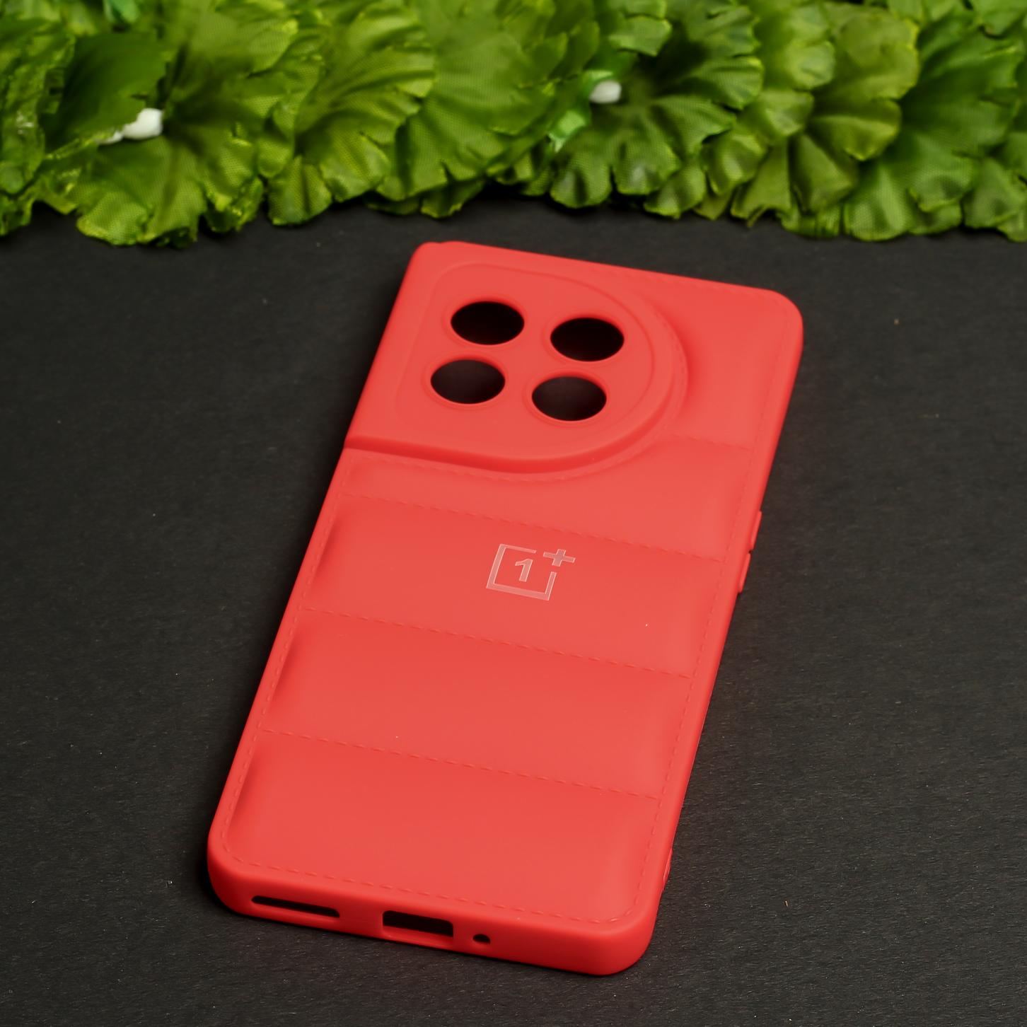 Red Puffon silicone case for Oneplus 11