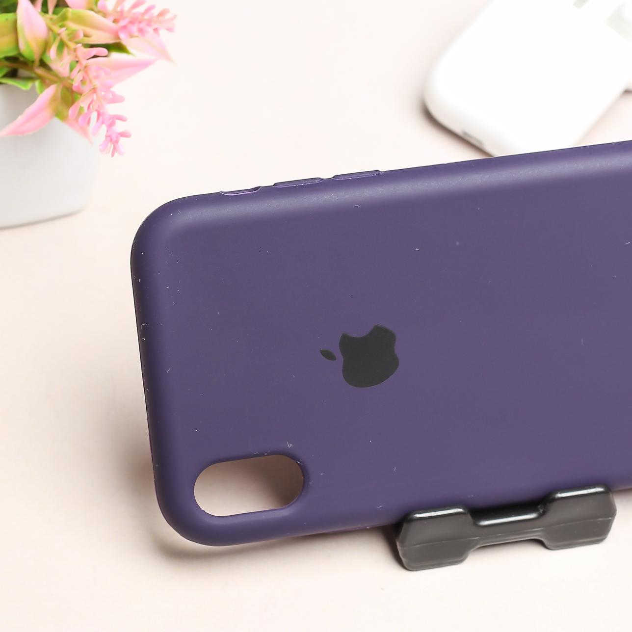 Deep Purple Original Silicone case for Apple iphone Xr