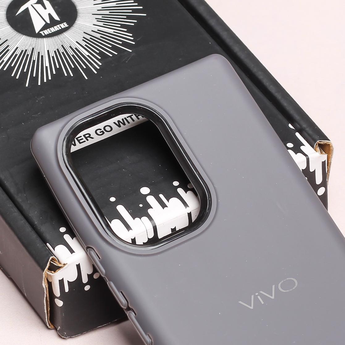 Spoov Grey Silicone Case for Vivo V29E